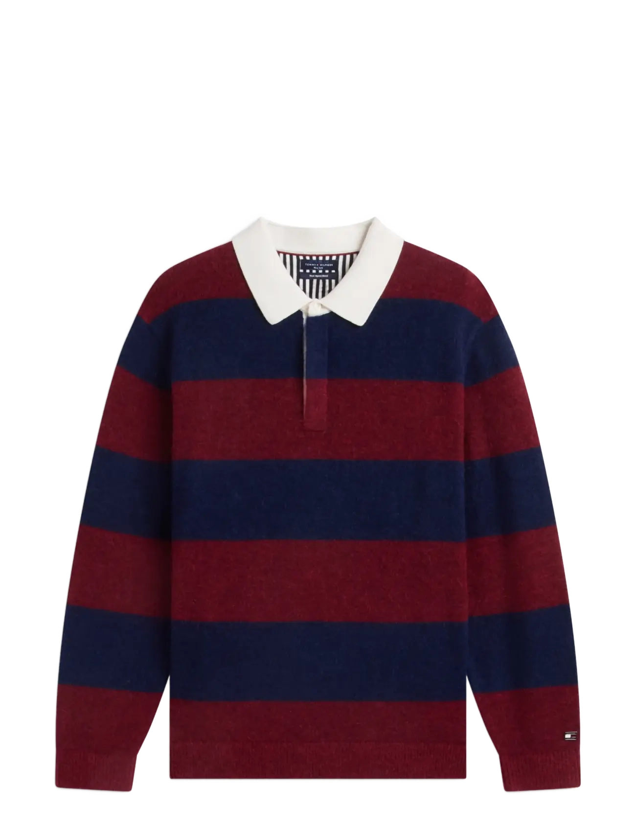 Tommy Hilfiger NY RUGBY SWEATER - Nach Anlass kaufen - NAVY   BURGUNDY / navy