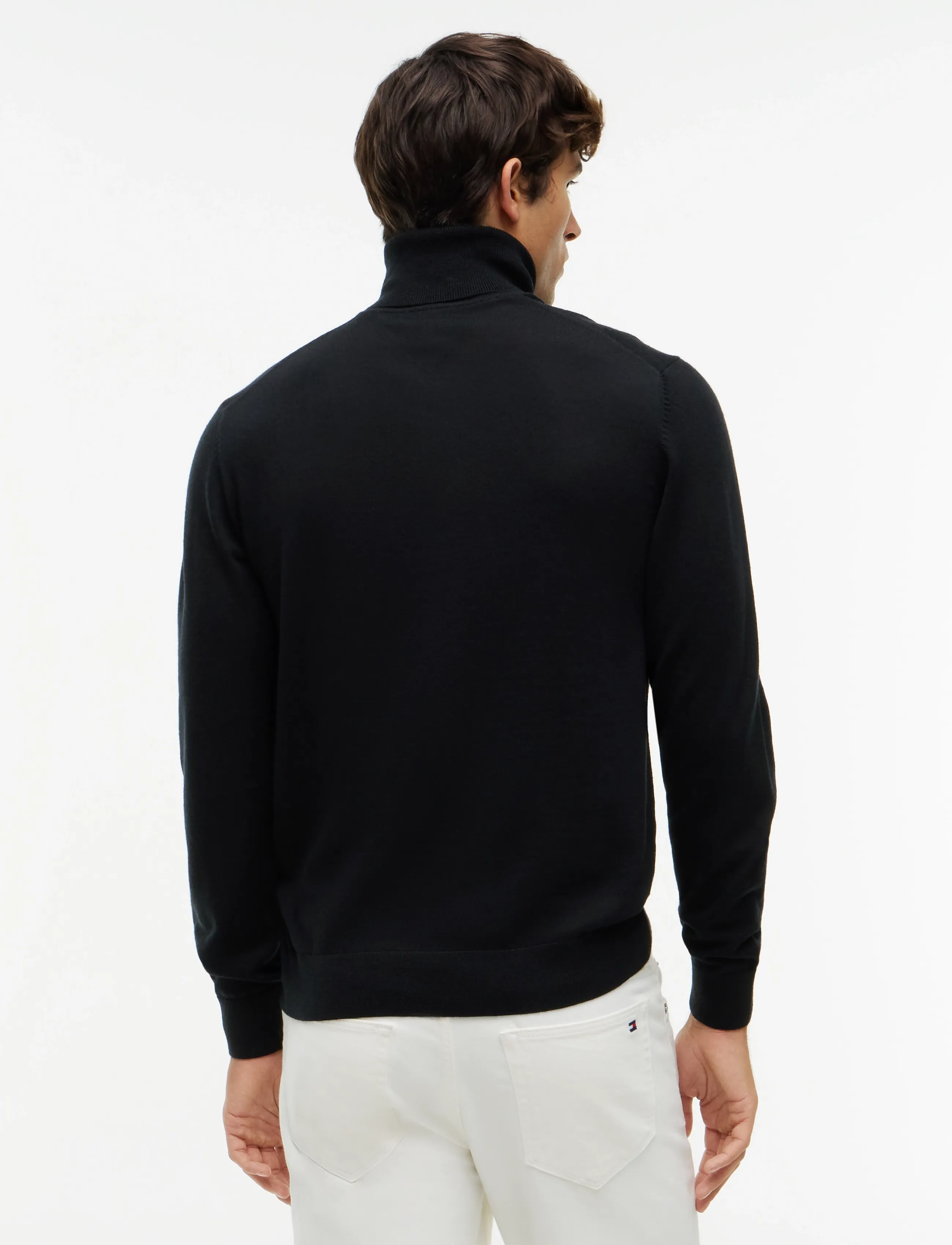 Tommy Hilfiger - NY MERINO ROLL NECK SWEATER - rollkragenpullover - black - 2