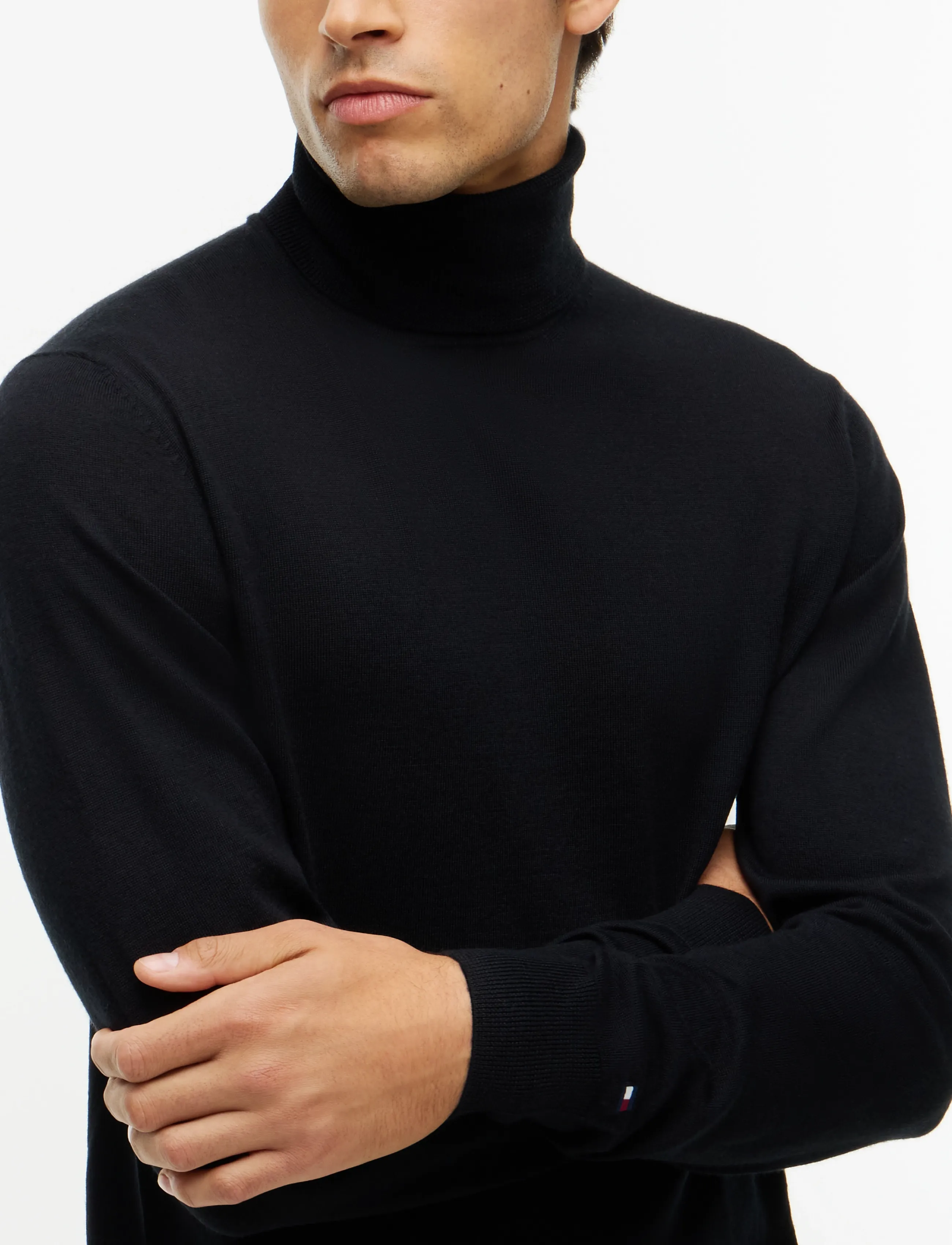 Tommy Hilfiger - NY MERINO ROLL NECK SWEATER - rollkragenpullover - black - 3
