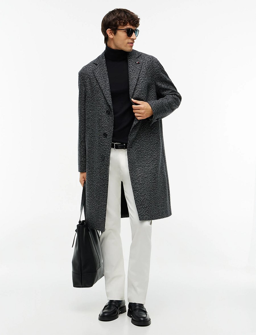 Tommy Hilfiger - NY MERINO ROLL NECK SWEATER - rollkragenpullover - black - 4