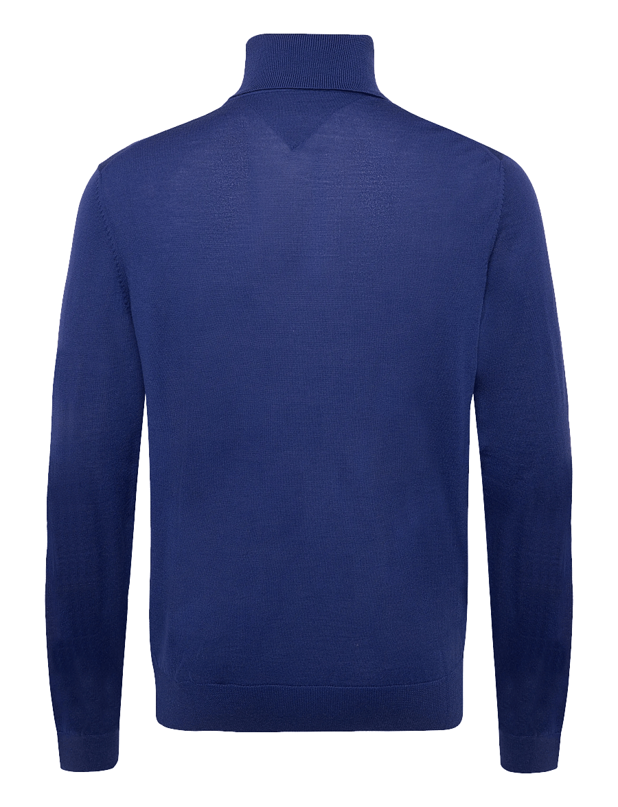 Tommy Hilfiger - NY MERINO ROLL NECK SWEATER - rollkragenpullover - brilliant navy - 1
