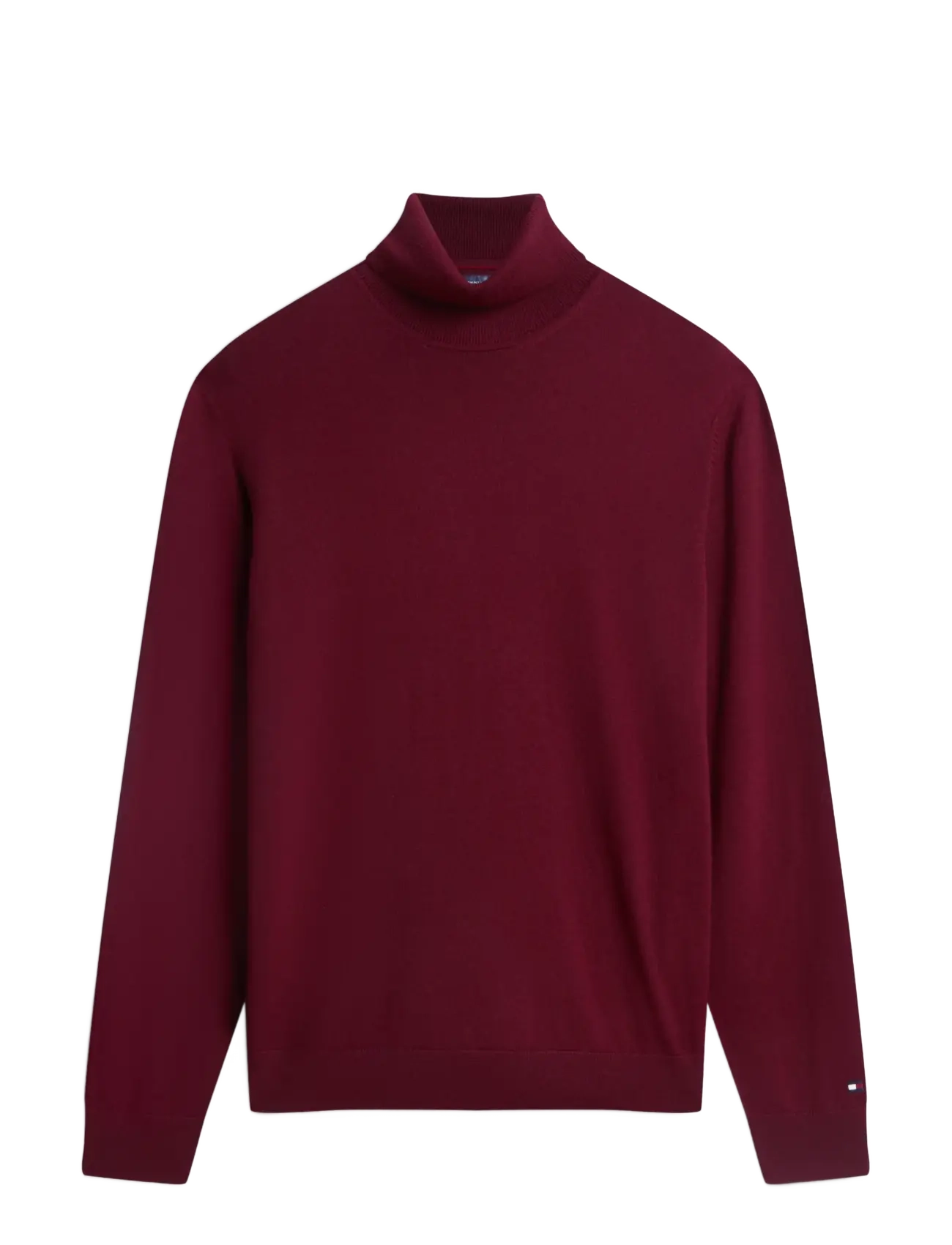 Tommy Hilfiger NY MERINO ROLL NECK SWEATER - Kõrge kaelusega - BURGUNDY / burgundy