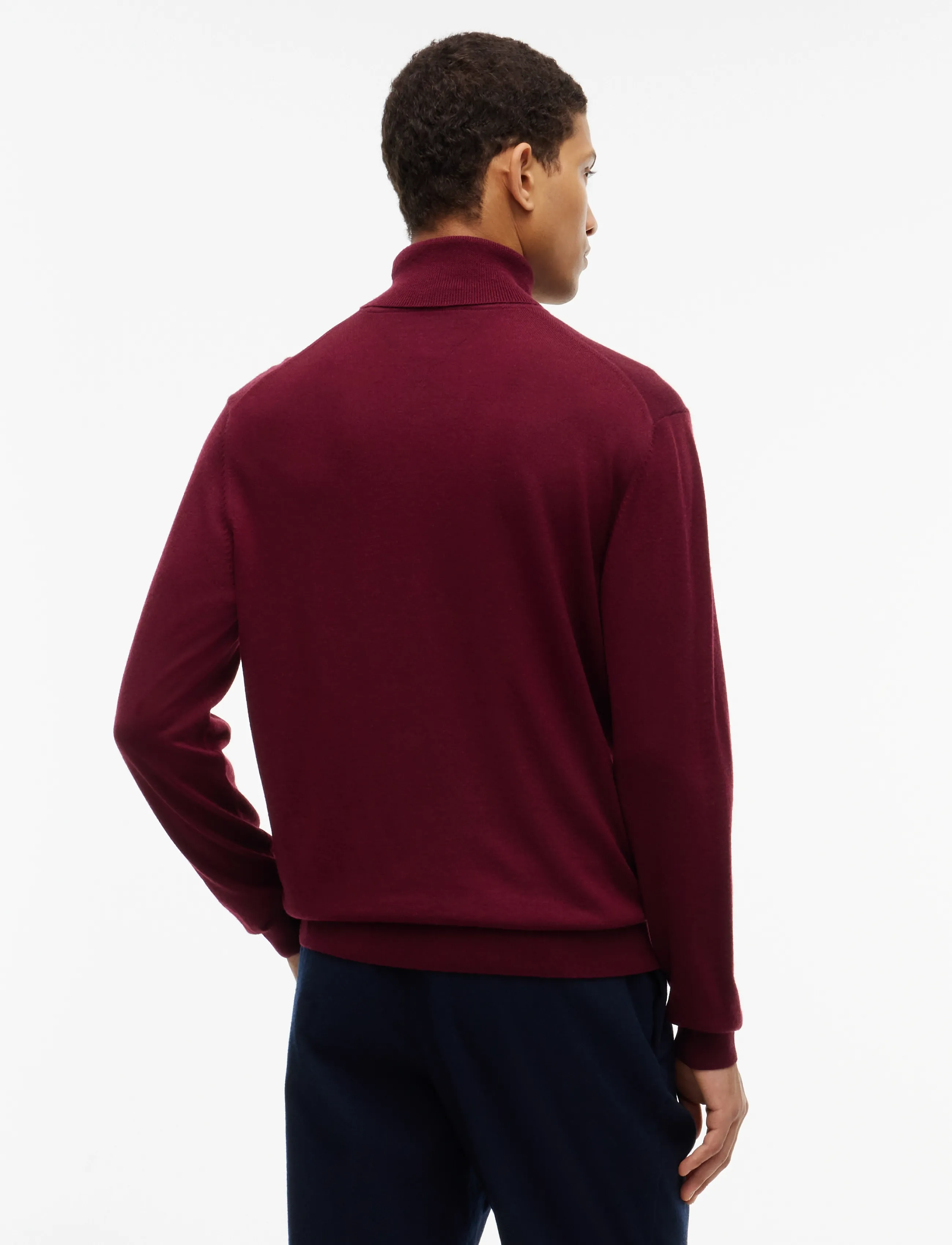 Tommy Hilfiger - NY MERINO ROLL NECK SWEATER - kõrge kaelusega - burgundy - 2