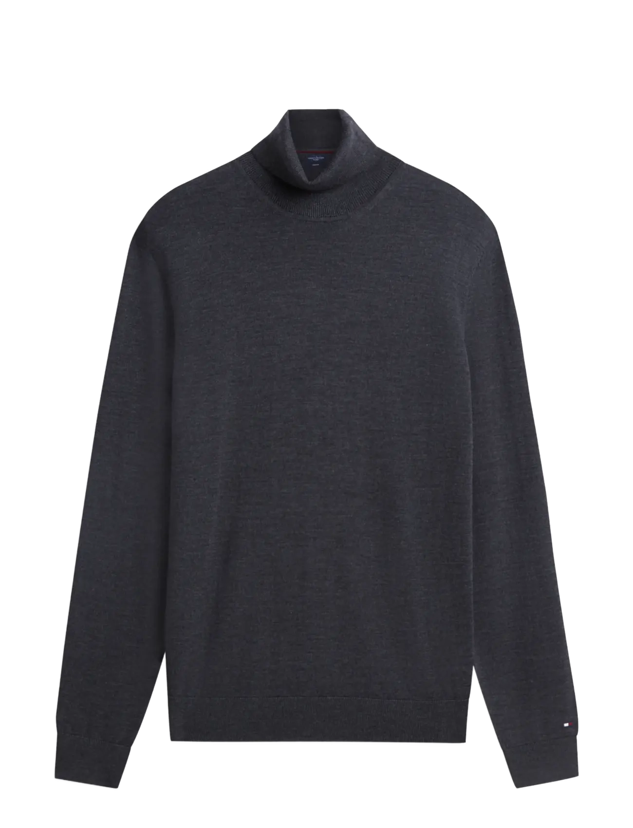 Tommy Hilfiger NY MERINO ROLL NECK SWEATER - Kudumid - DARK GREY HEATHER / grey