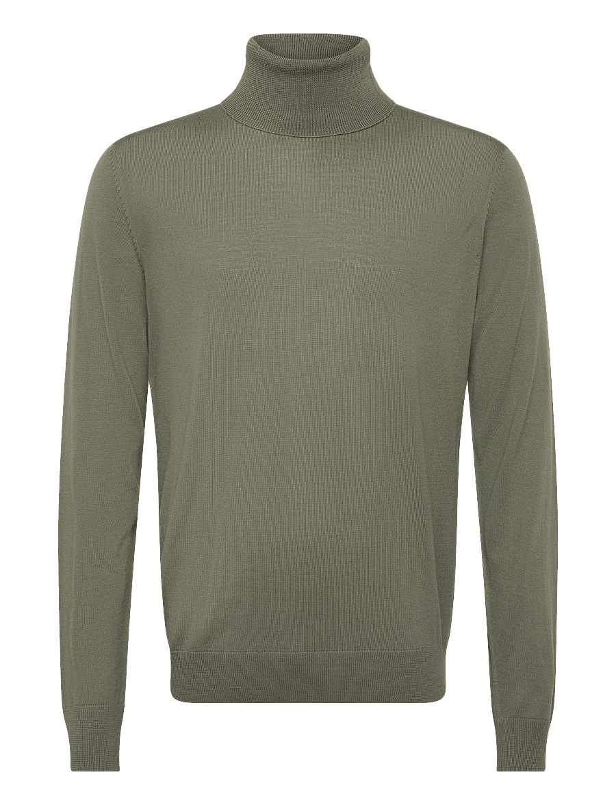 Tommy Hilfiger - NY MERINO ROLL NECK SWEATER - rollkragenpullover - ghost fern - 0