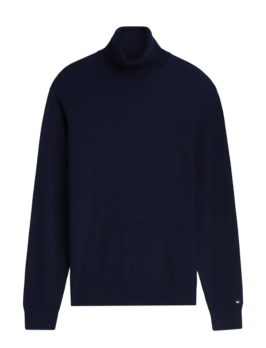 Tommy Hilfiger - NY MERINO ROLL NECK SWEATER - rollkragenpullover - navy blue - 1