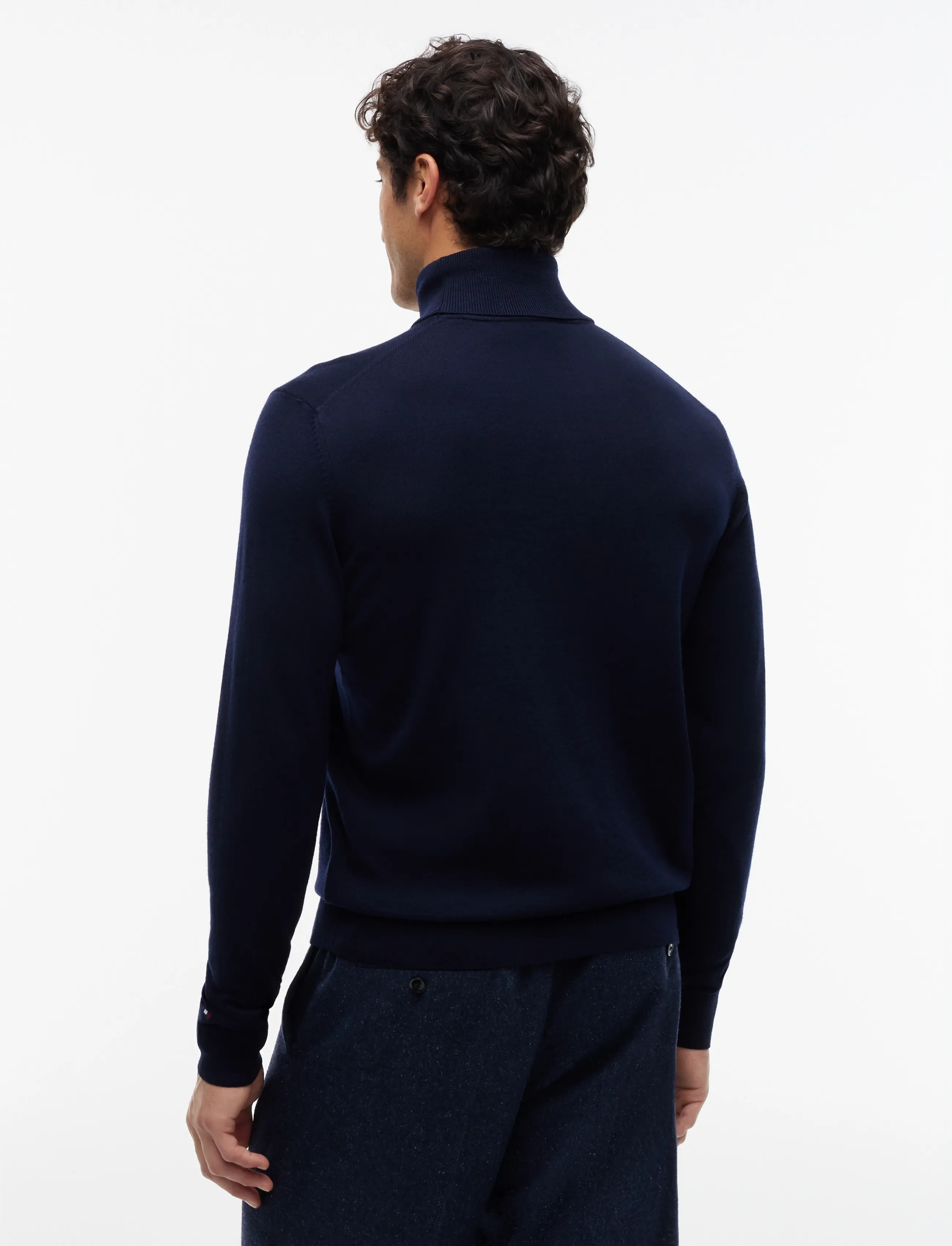 Tommy Hilfiger - NY MERINO ROLL NECK SWEATER - rollkragenpullover - navy blue - 2