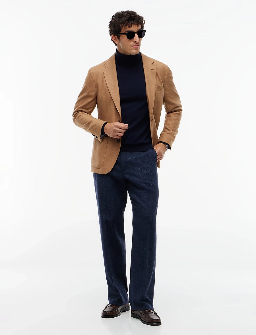 Tommy Hilfiger - NY MERINO ROLL NECK SWEATER - rollkragenpullover - navy blue - 4