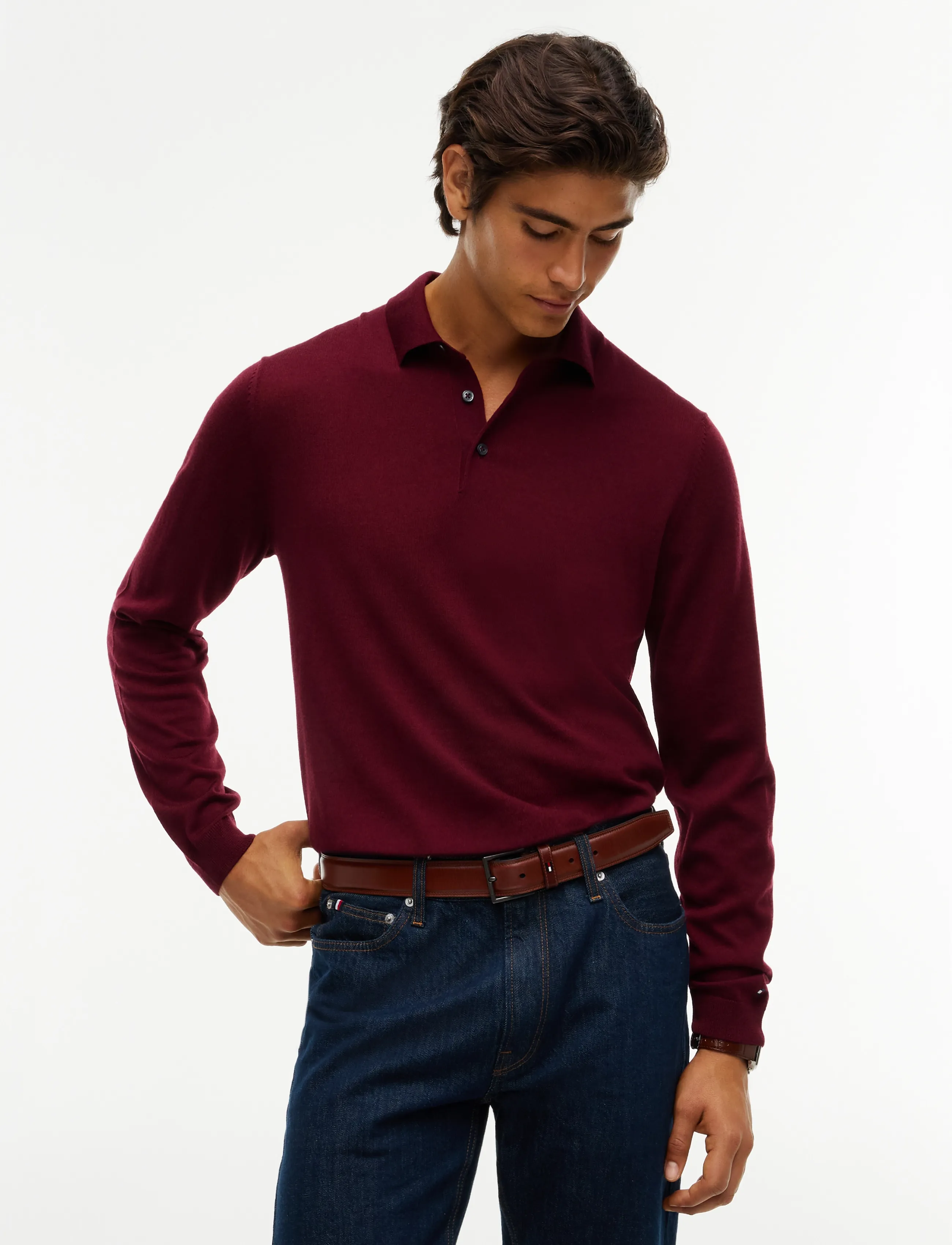 Ny Merino L/S Polo