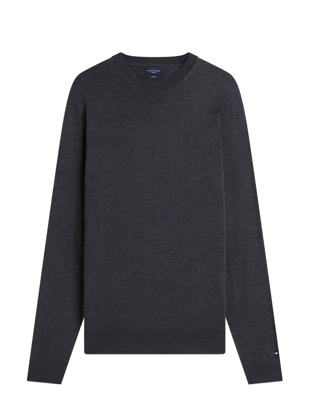 Tommy Hilfiger - NY MERINO CREWNECK SWEATER - Ümara kaelusega - dark grey heather - 1