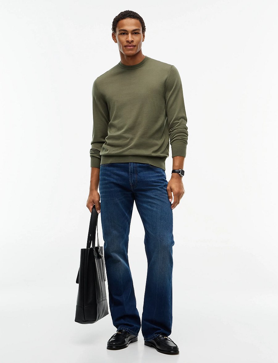 Tommy Hilfiger - NY MERINO CREWNECK SWEATER - rund hals - ghost fern - 4