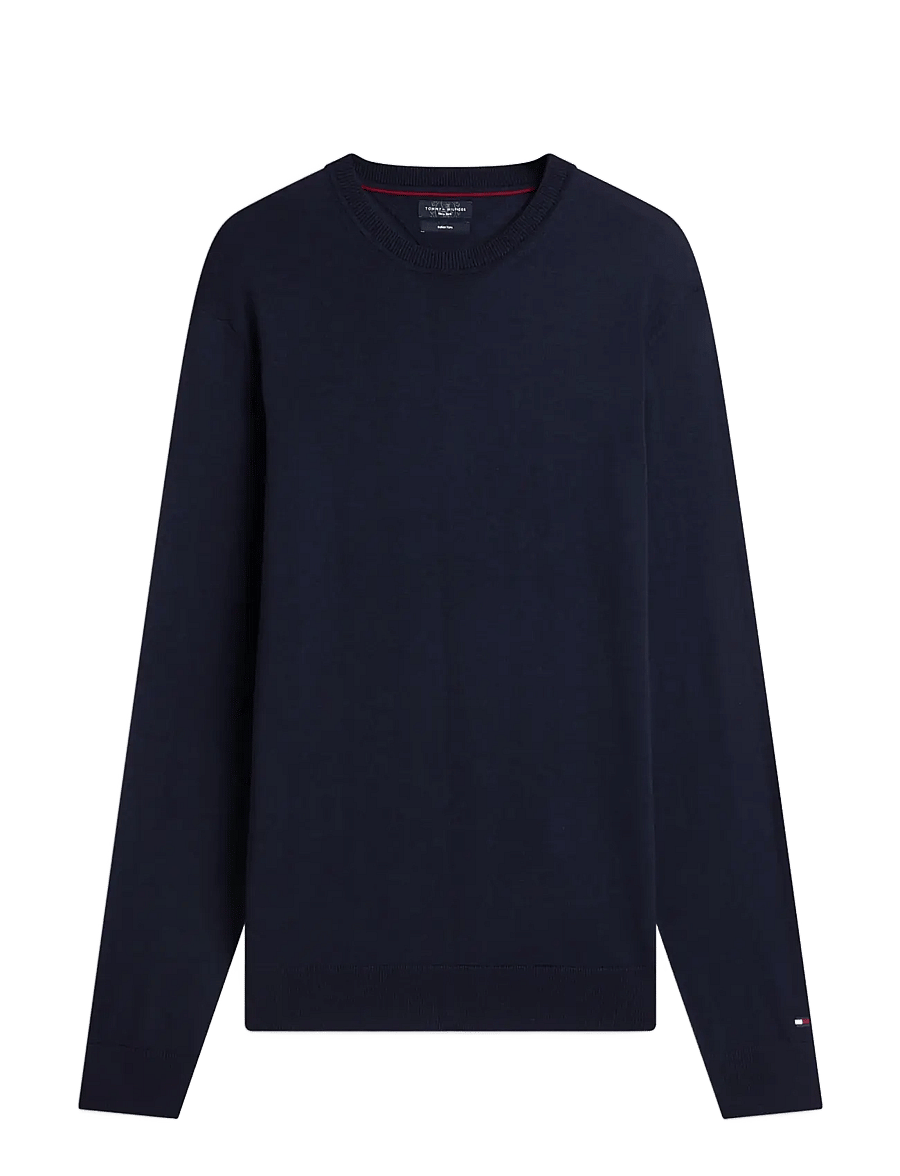 Tommy Hilfiger - NY MERINO CREWNECK SWEATER - rund hals - navy blue - 1