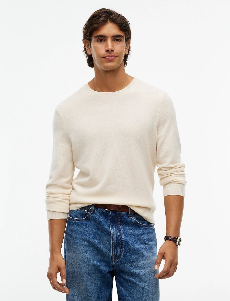 Tommy Hilfiger - NY CASHMERE SWEATER - rundhals - ivory petal - 0
