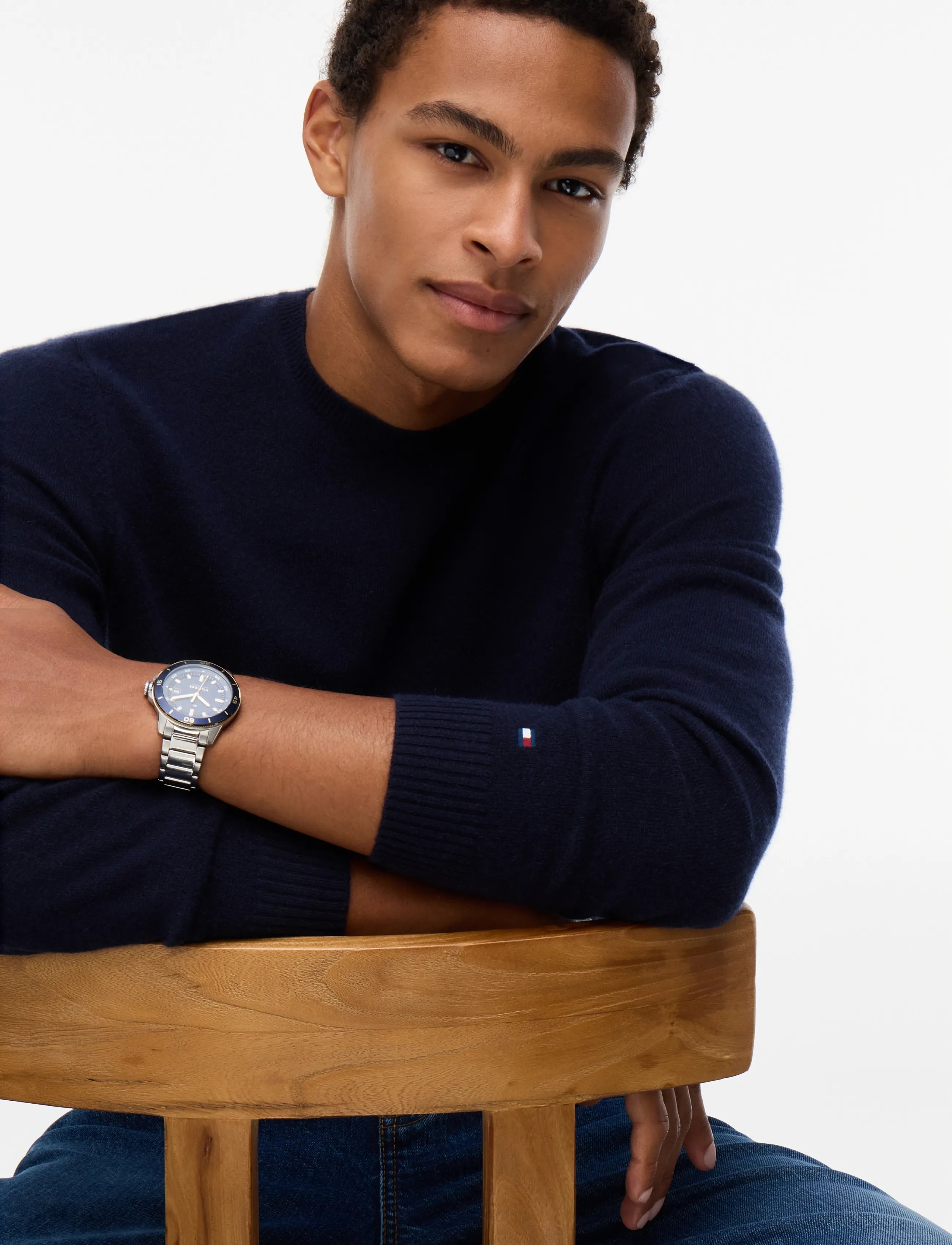 Tommy Hilfiger - NY CASHMERE SWEATER - navy blue - 3
