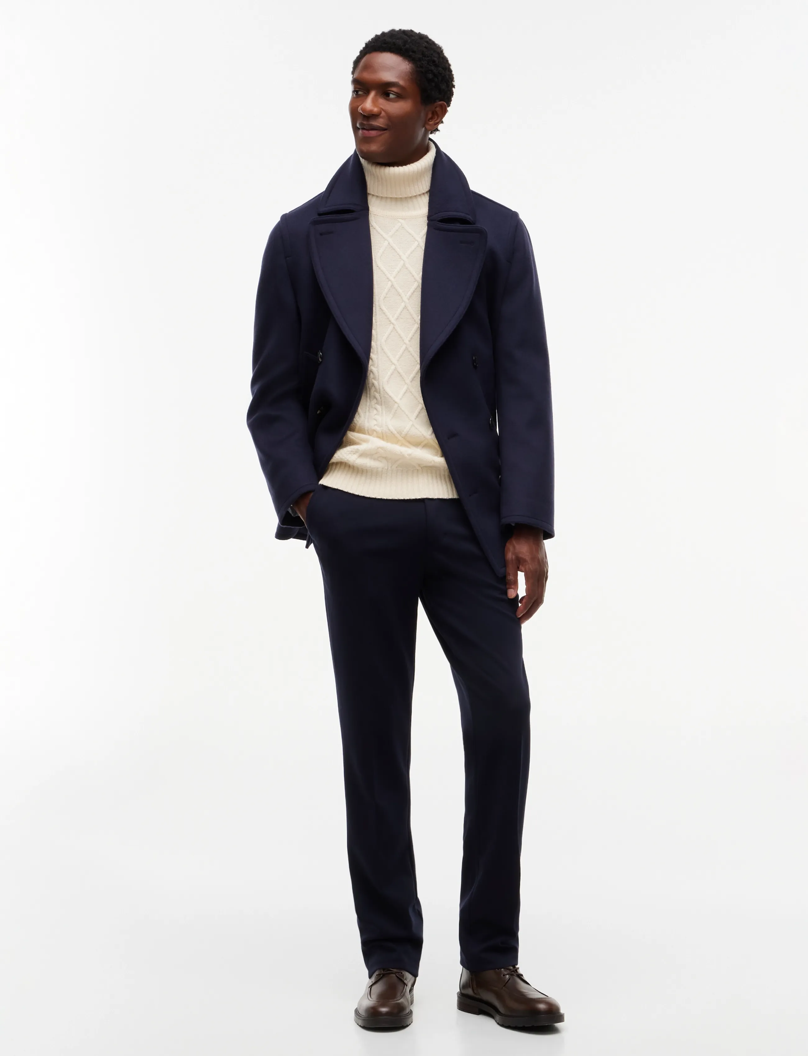 Tommy Hilfiger - NY  WOOL CABLE SWEATER - rollkragenpullover - ivory petal - 5