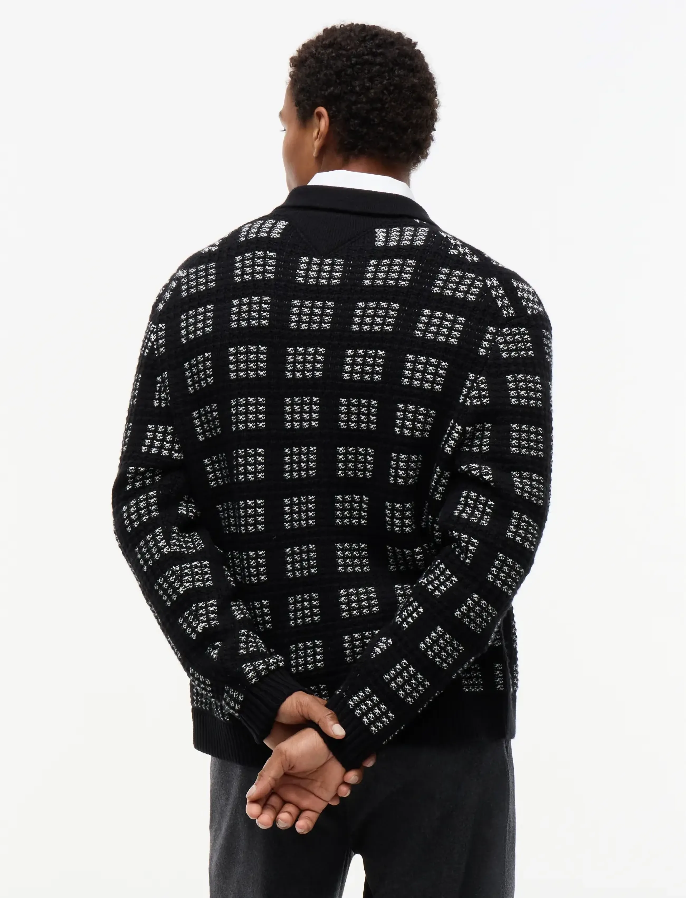 Tommy Hilfiger - NY BUTTON UP CARDIGAN - black - 2