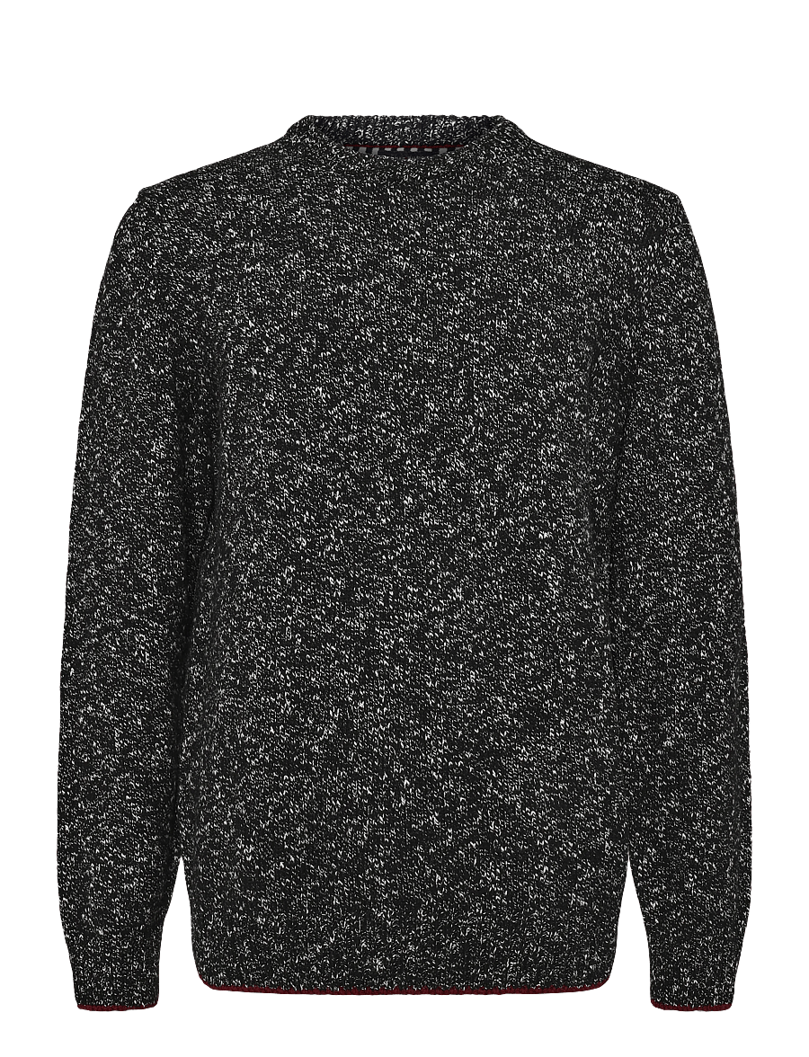 Tommy Hilfiger - NY DONEGAL CNECK SWEATER - rundhals - navy blue - 0