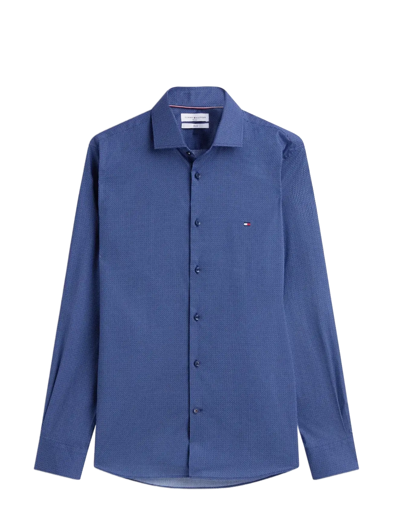 Tommy Hilfiger - CL MICRO PRINT SHIRT - mönstrade skjortor - carbon navy multi - 1