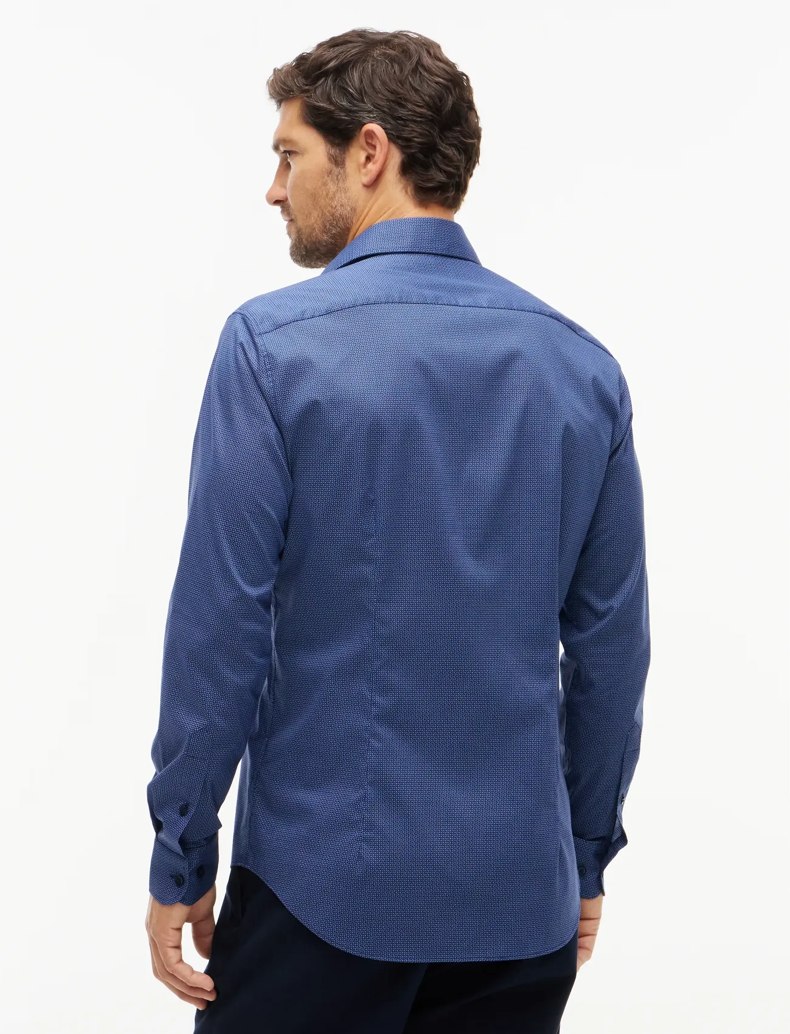 Tommy Hilfiger - CL MICRO PRINT SHIRT - mönstrade skjortor - carbon navy multi - 2