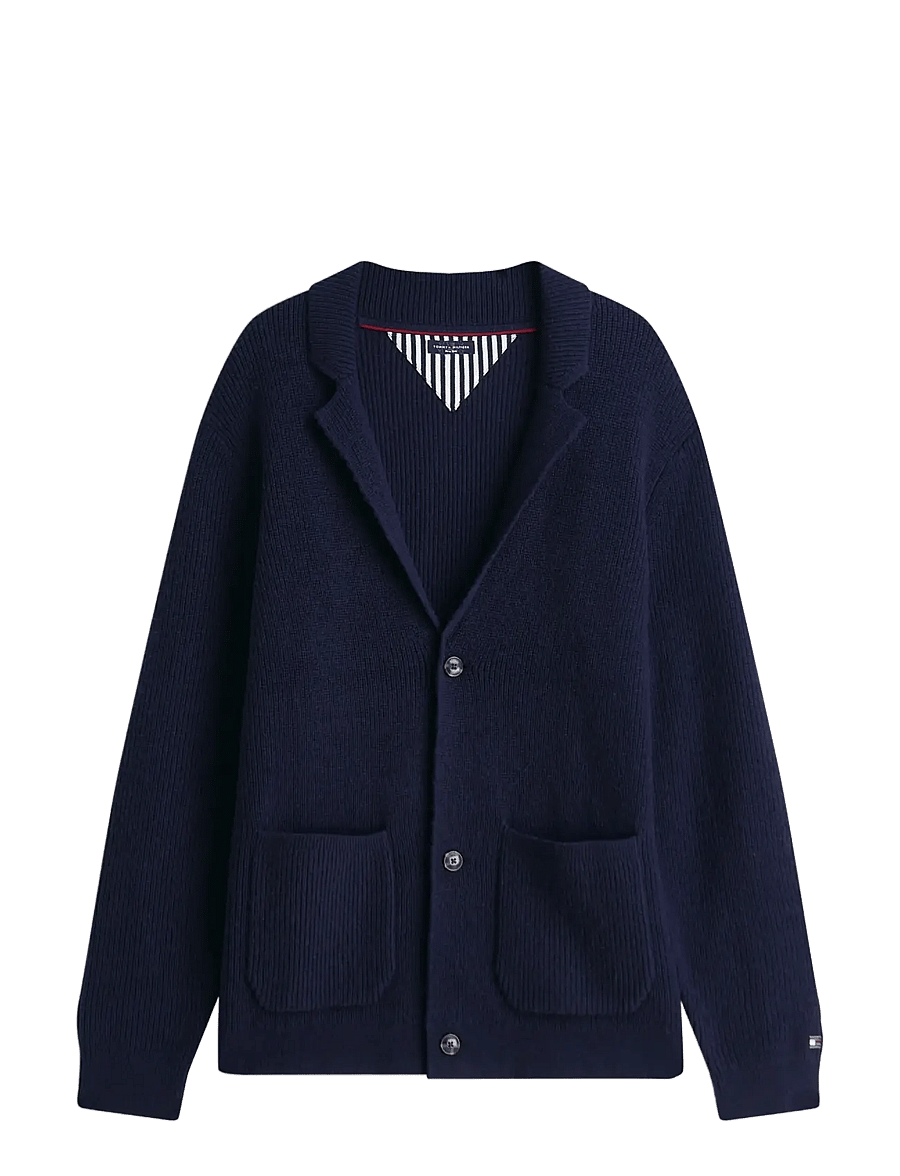 Tommy Hilfiger - NY KNITTED CARDIGAN - koftor - navy blue - 1