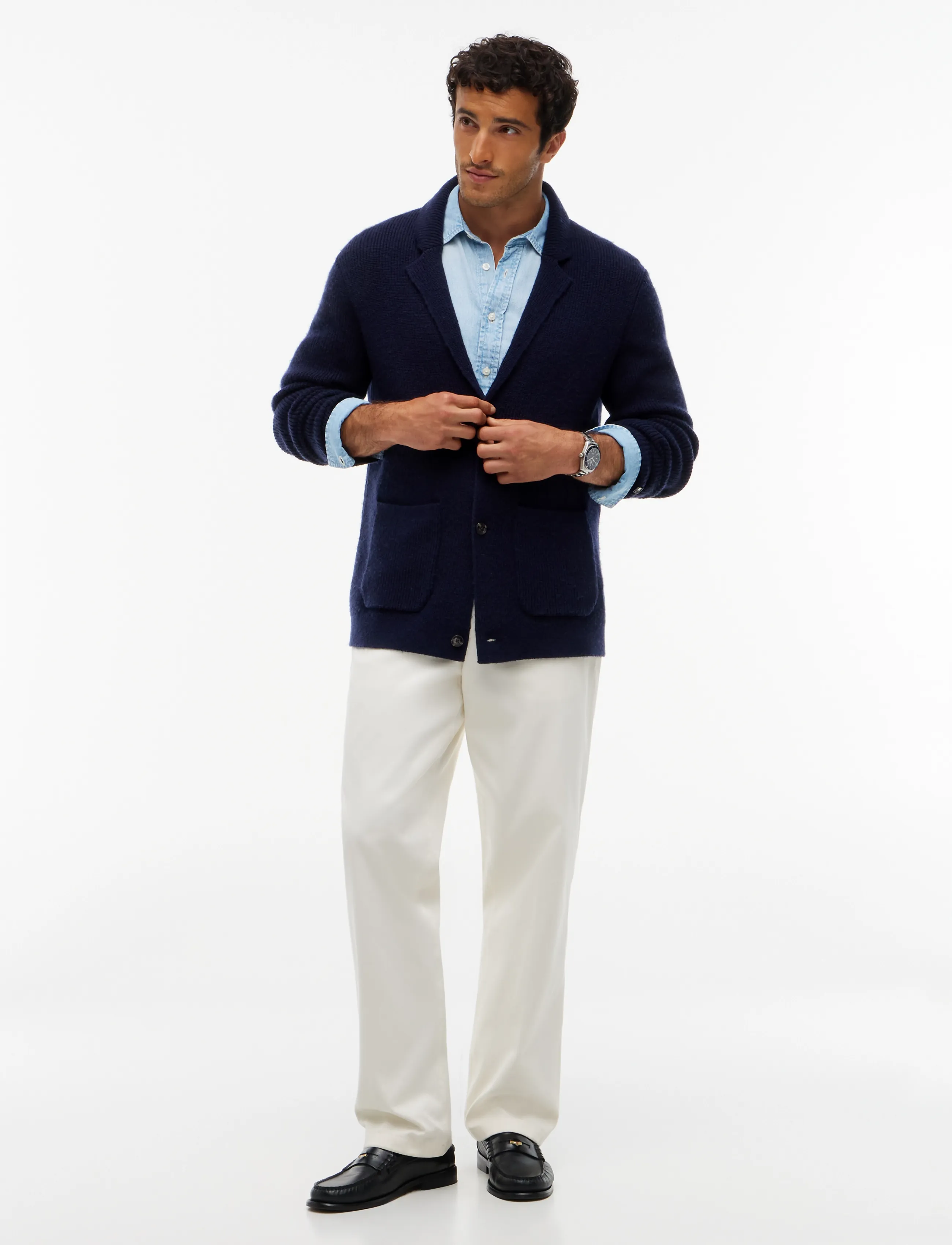 Tommy Hilfiger - NY KNITTED CARDIGAN - navy blue - 4