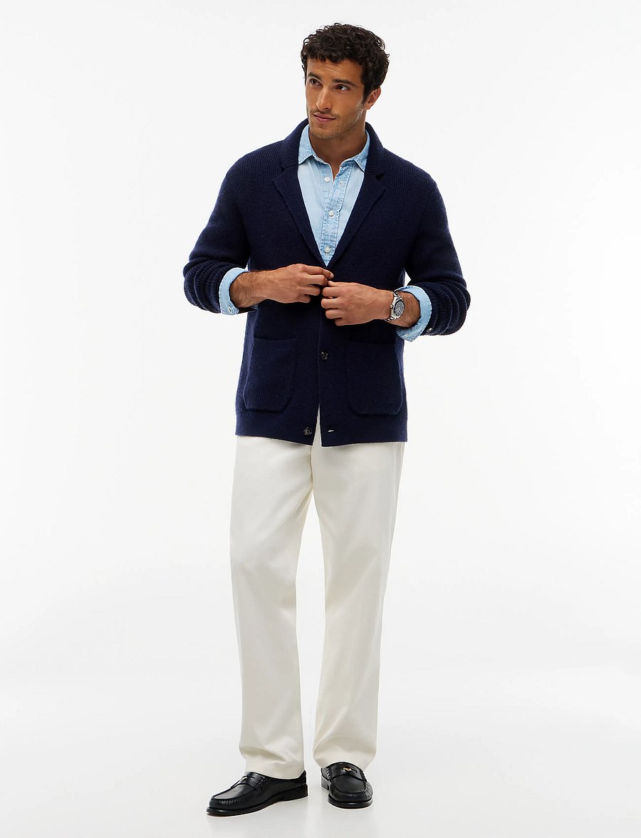 Tommy Hilfiger - NY KNITTED CARDIGAN - koftor - navy blue - 4