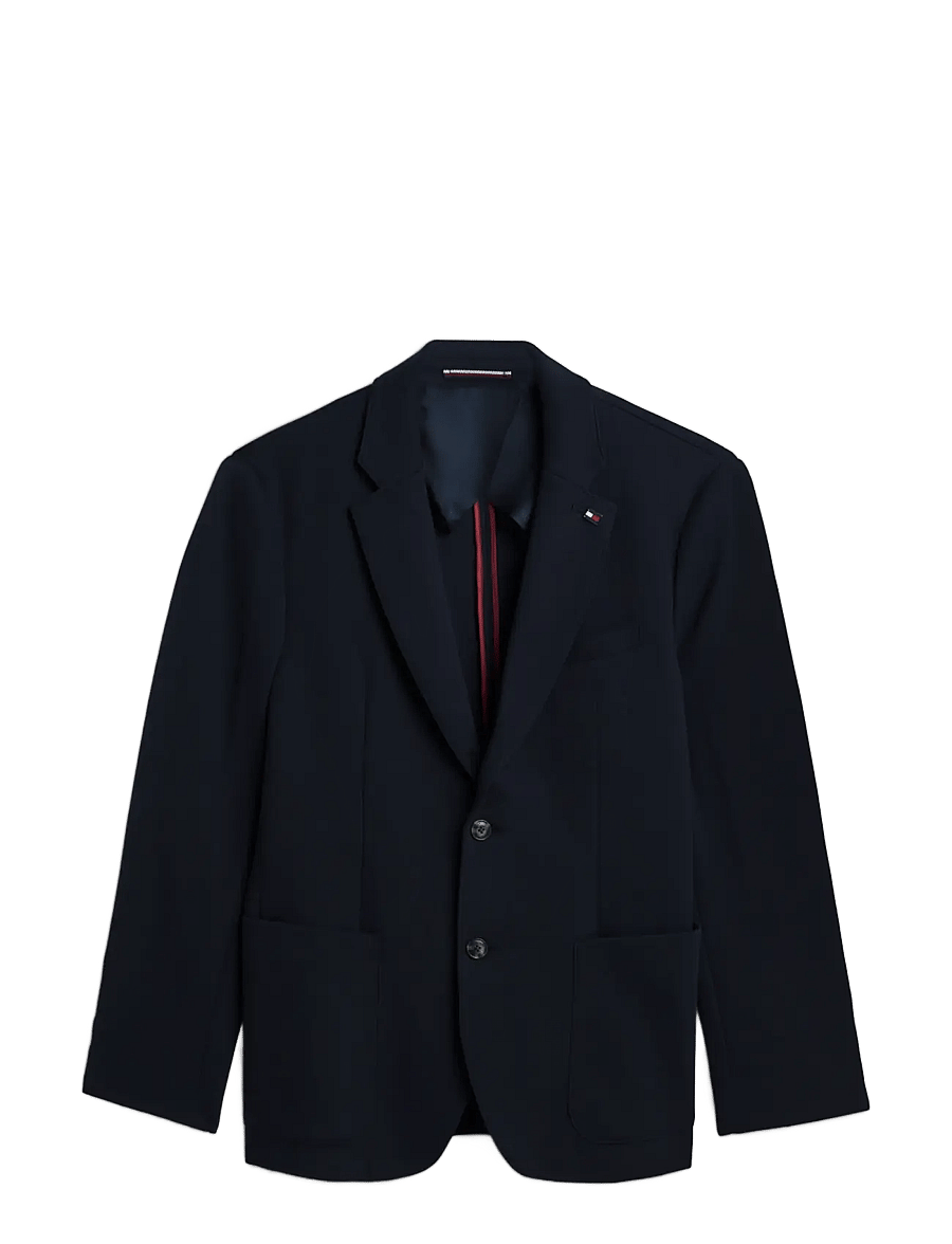 Tommy Hilfiger - NY KNITTED BLAZER - single breasted blazers - navy blue - 1