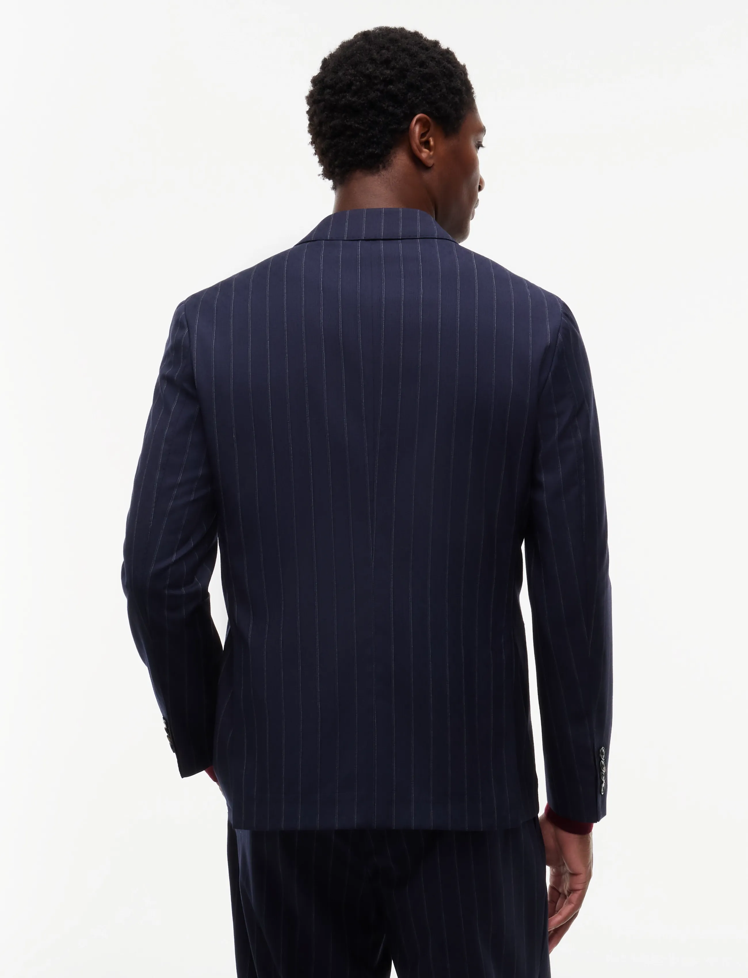 Tommy Hilfiger - NY DB PINSTRIPE BLAZER - navy blue white - 2