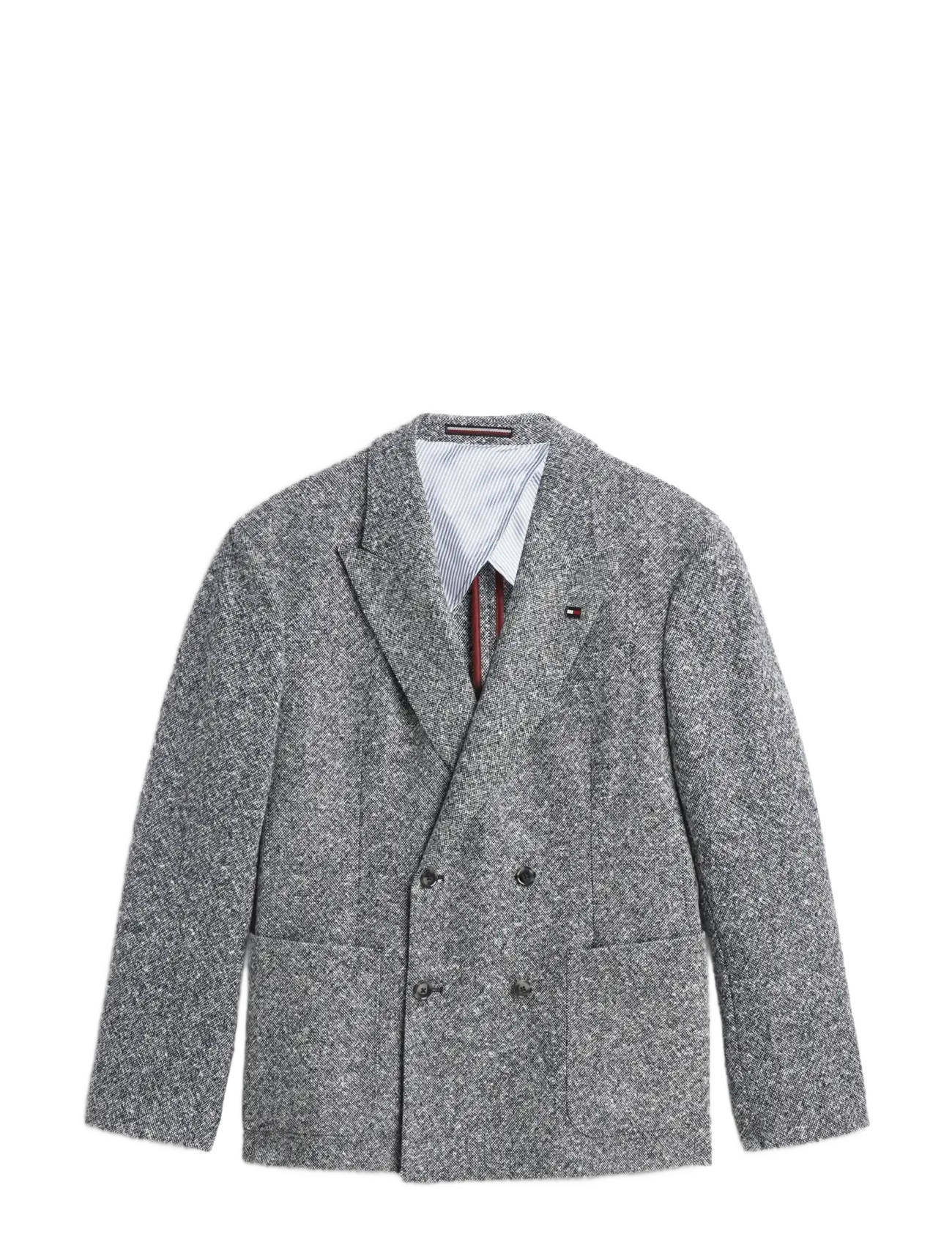 Tommy Hilfiger NY DB DONEGAL BLAZER - Clothing - DARK GREY HEATHER / grey