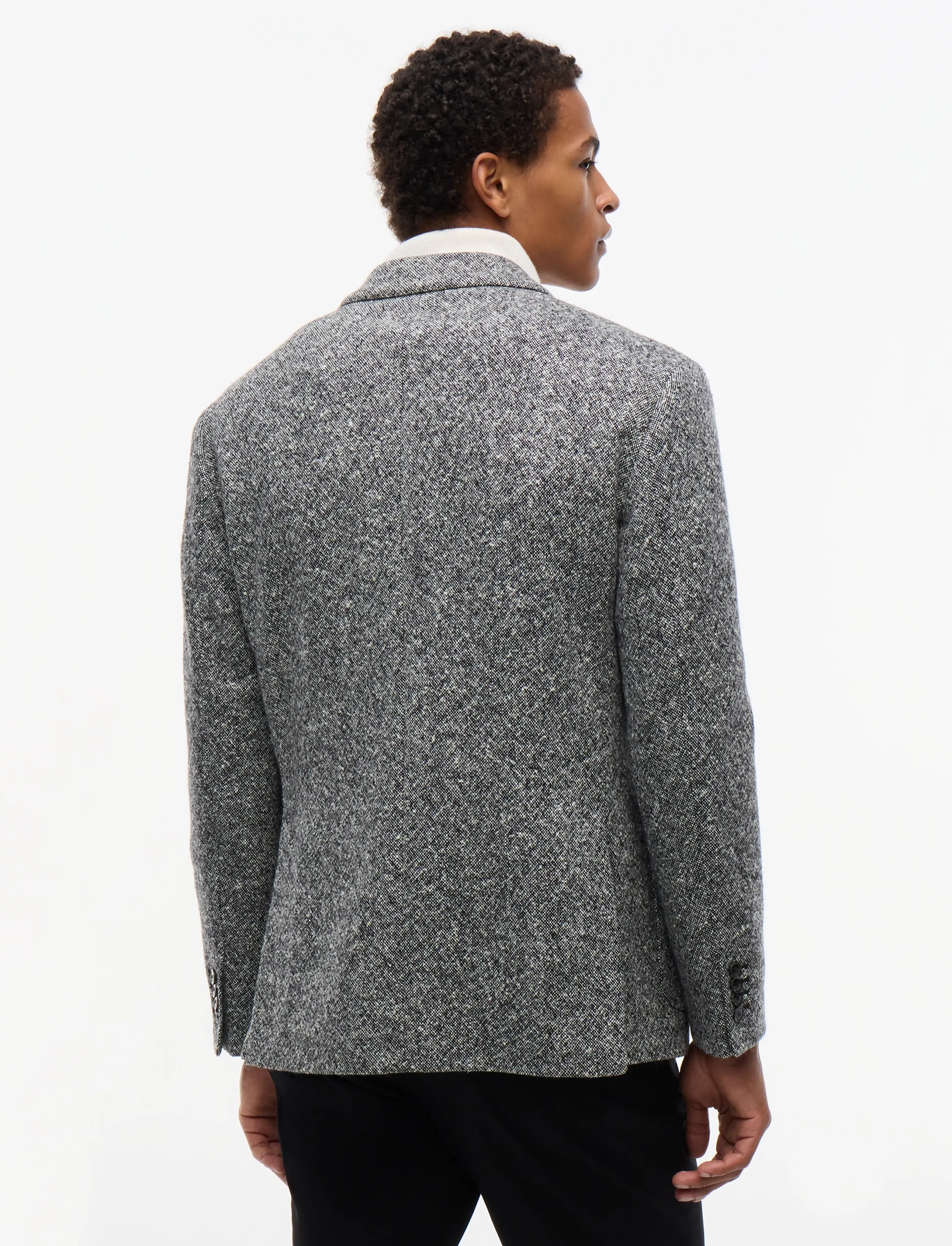 Tommy Hilfiger - NY DB DONEGAL BLAZER - dark grey heather - 2