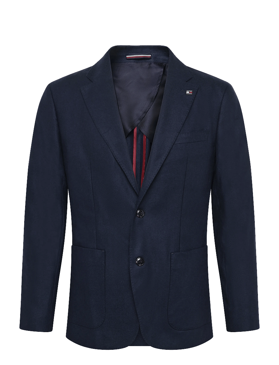 Tommy Hilfiger - NY FLANNEL BLAZER - einreiher - navy blue - 0