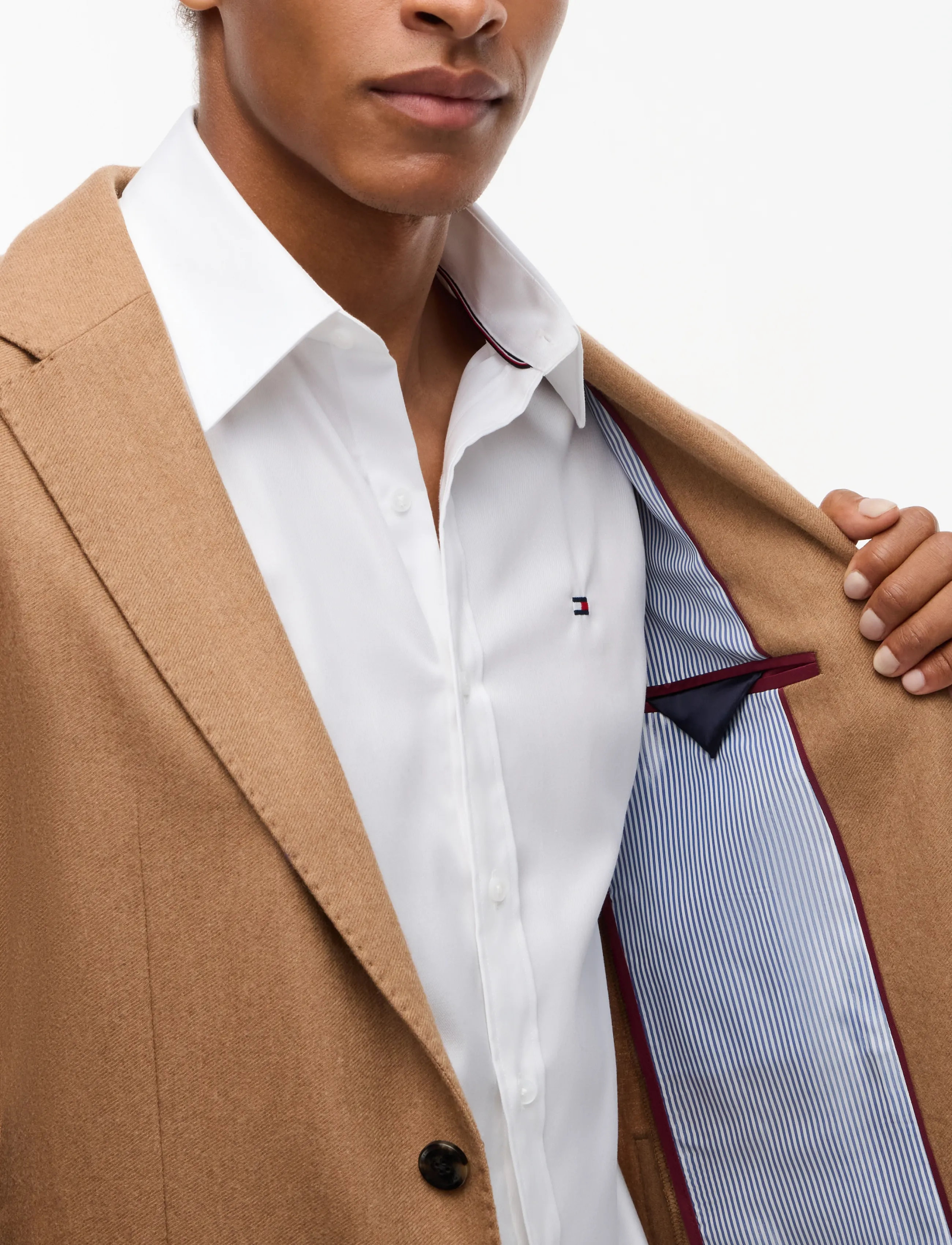 Tommy Hilfiger - NY FLANNEL BLAZER - timeless tawny - 5