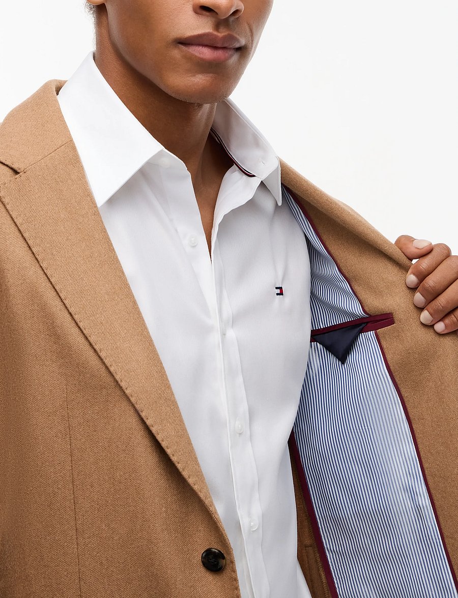 Tommy Hilfiger - NY FLANNEL BLAZER - timeless tawny - 5