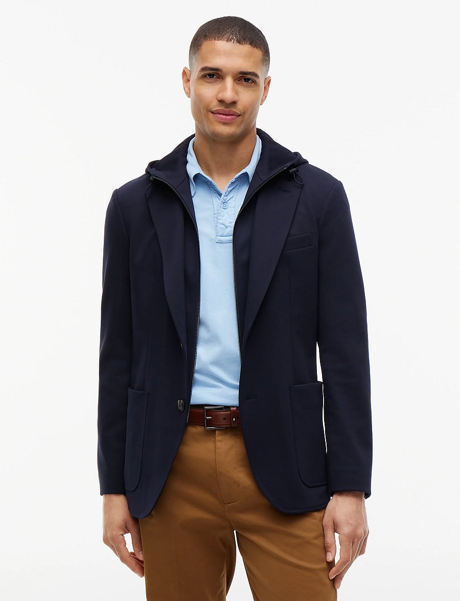 Tommy Hilfiger - NY BIB PUNTO MILANO BLAZER - enkeltradede blazere - navy blue - 0