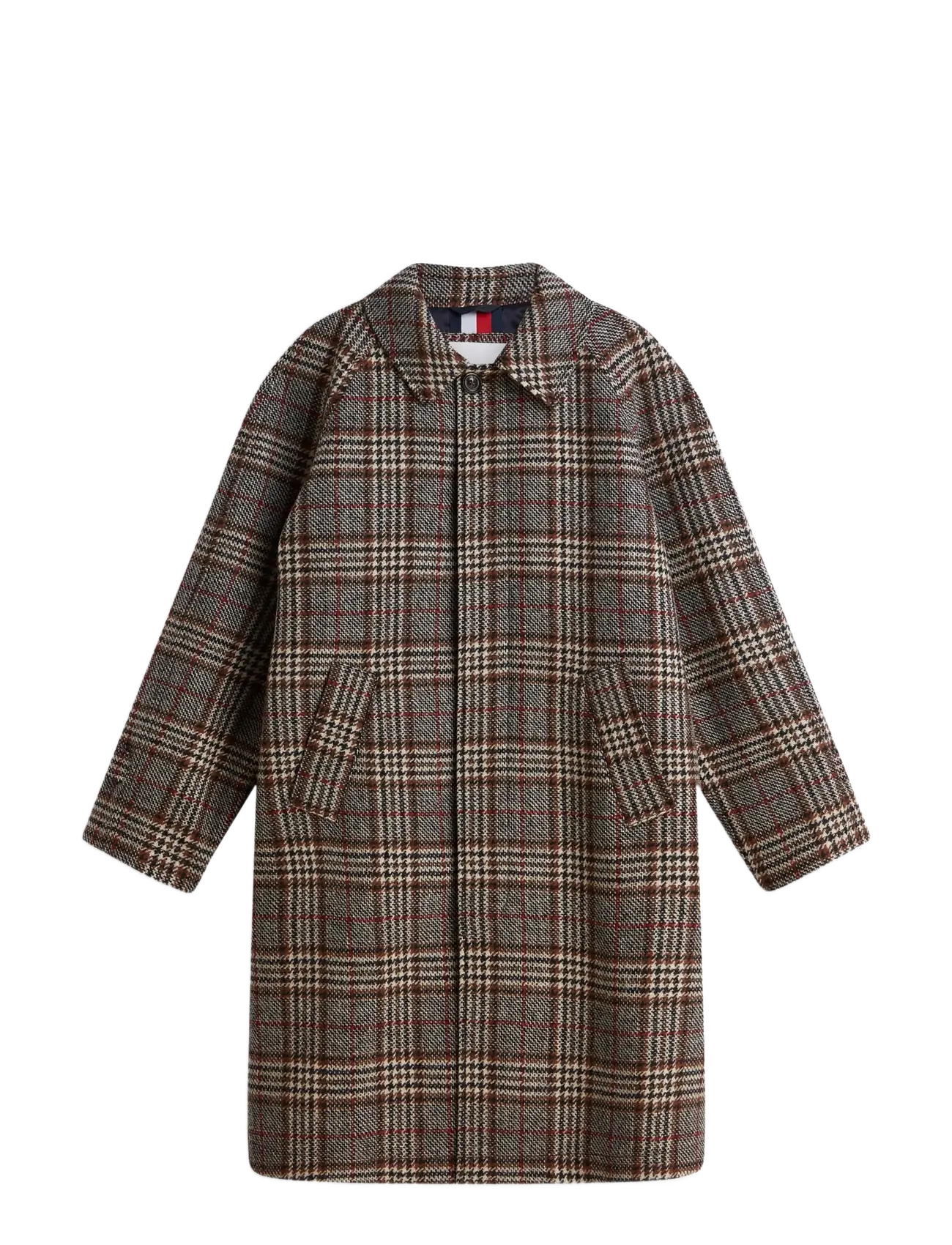 Tommy Hilfiger WOOL CHECK COAT - Nach Anlass kaufen - BROWN GLENN CHECK / brown