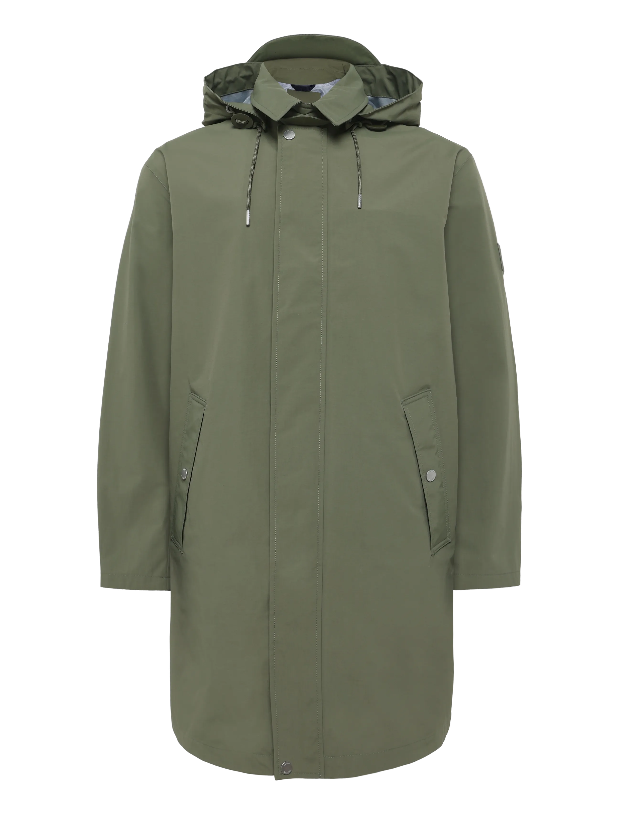 Tommy Hilfiger - 3L HOODED MAC - regnjackor - ghost fern - 1