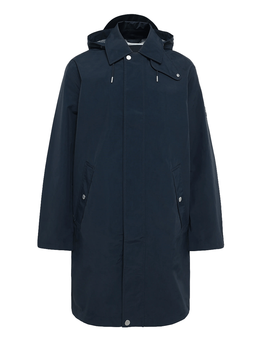 Tommy Hilfiger - 3L HOODED MAC - regenmäntel - navy blue - 1