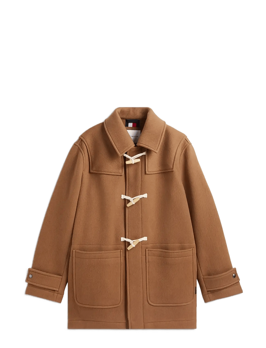 Tommy Hilfiger - WOOL DUFFLE COAT - villased mantlid - timeless tawny - 1
