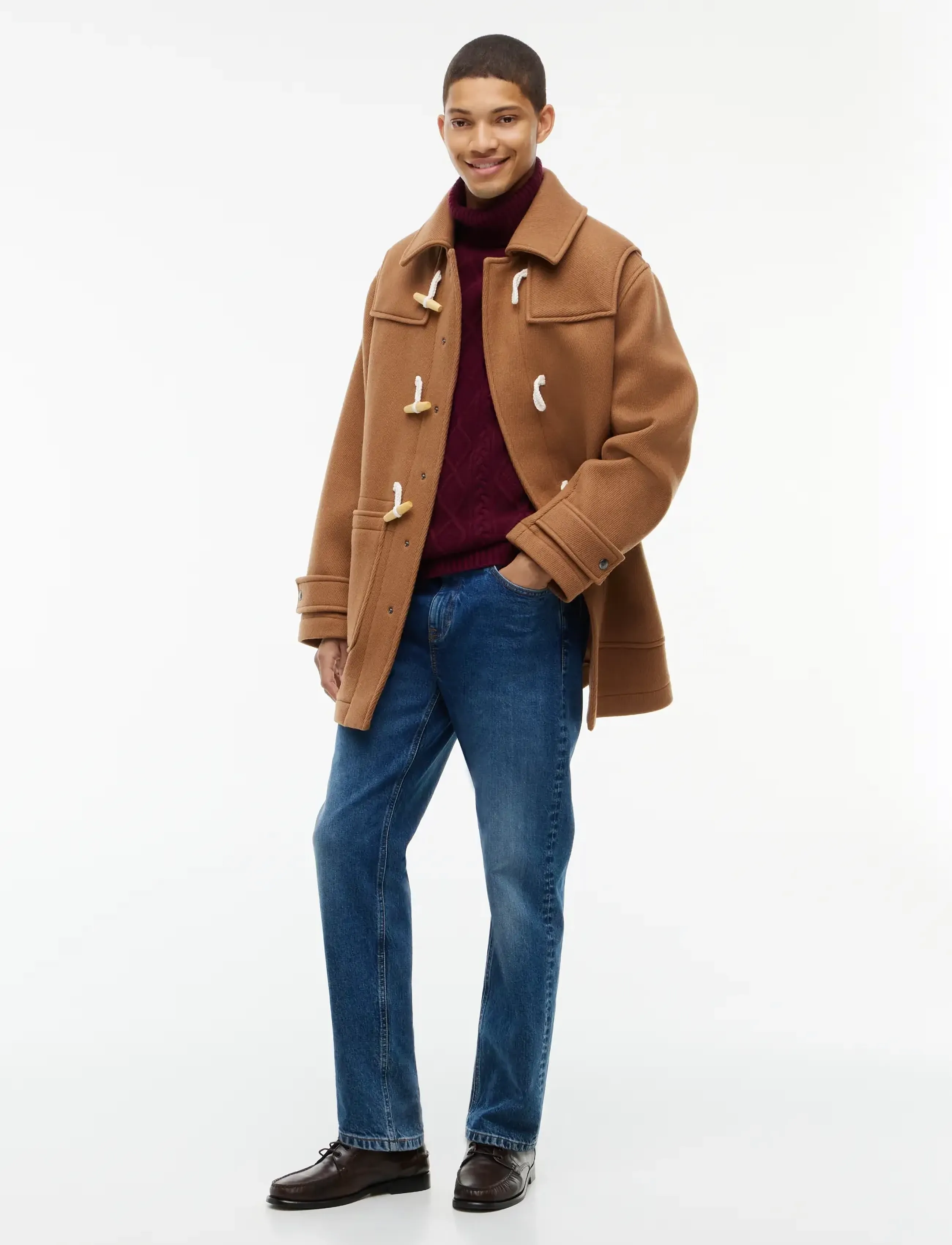 Tommy Hilfiger WOOL DUFFLE COAT - Kleidung - TIMELESS TAWNY / brown