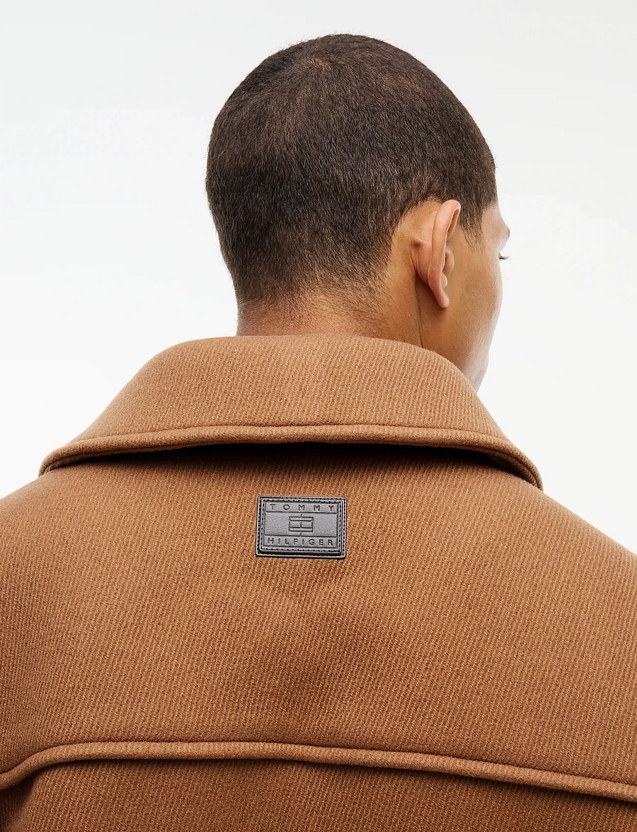 Tommy Hilfiger - WOOL DUFFLE COAT - villased mantlid - timeless tawny - 3