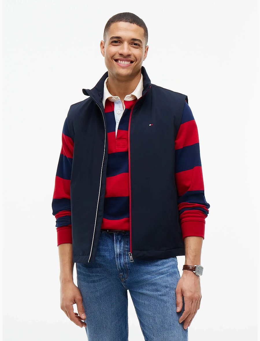 Tommy Hilfiger - LIGHTWEIGHT PADDED VEST - shop by occasion - navy blue - 0