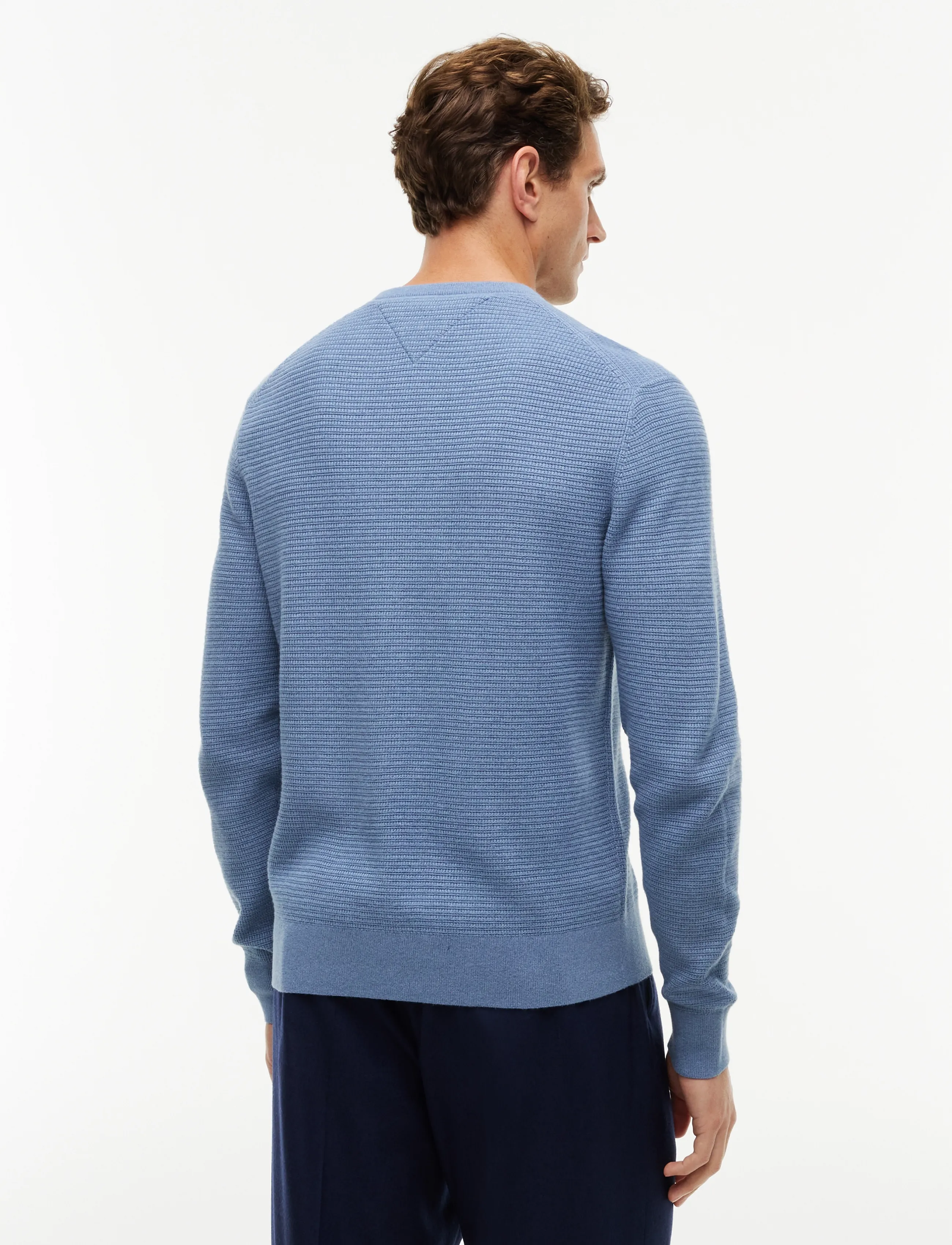 Tommy Hilfiger - PIMA CTN CASH STRUCTURE CREWNECK - rundhals - brisk blue heather - 2