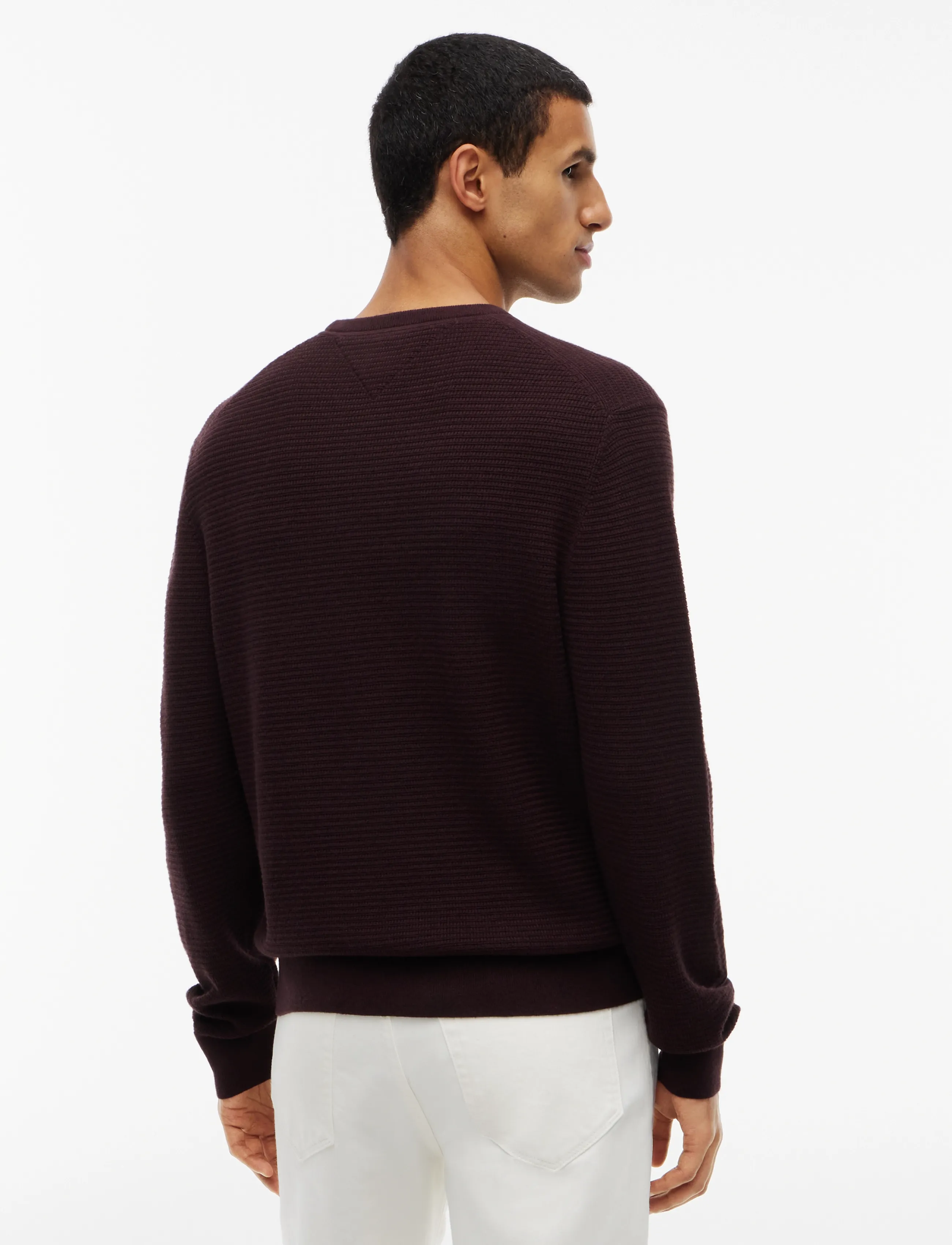 Tommy Hilfiger - PIMA CTN CASH STRUCTURE CREWNECK - Ümara kaelusega - chocolate - 2