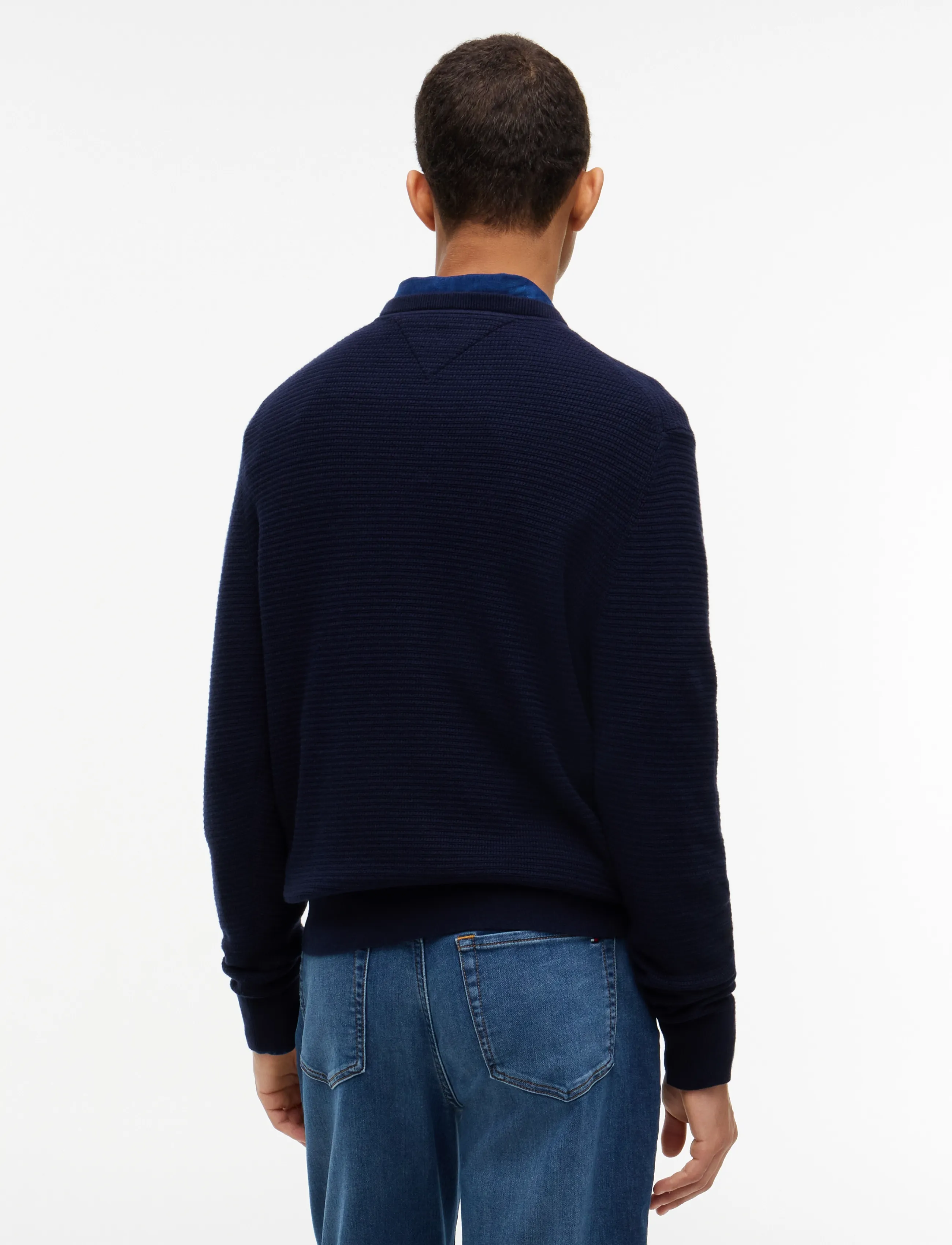 Tommy Hilfiger - PIMA CTN CASH STRUCTURE CREWNECK - rundhals - navy blue - 2