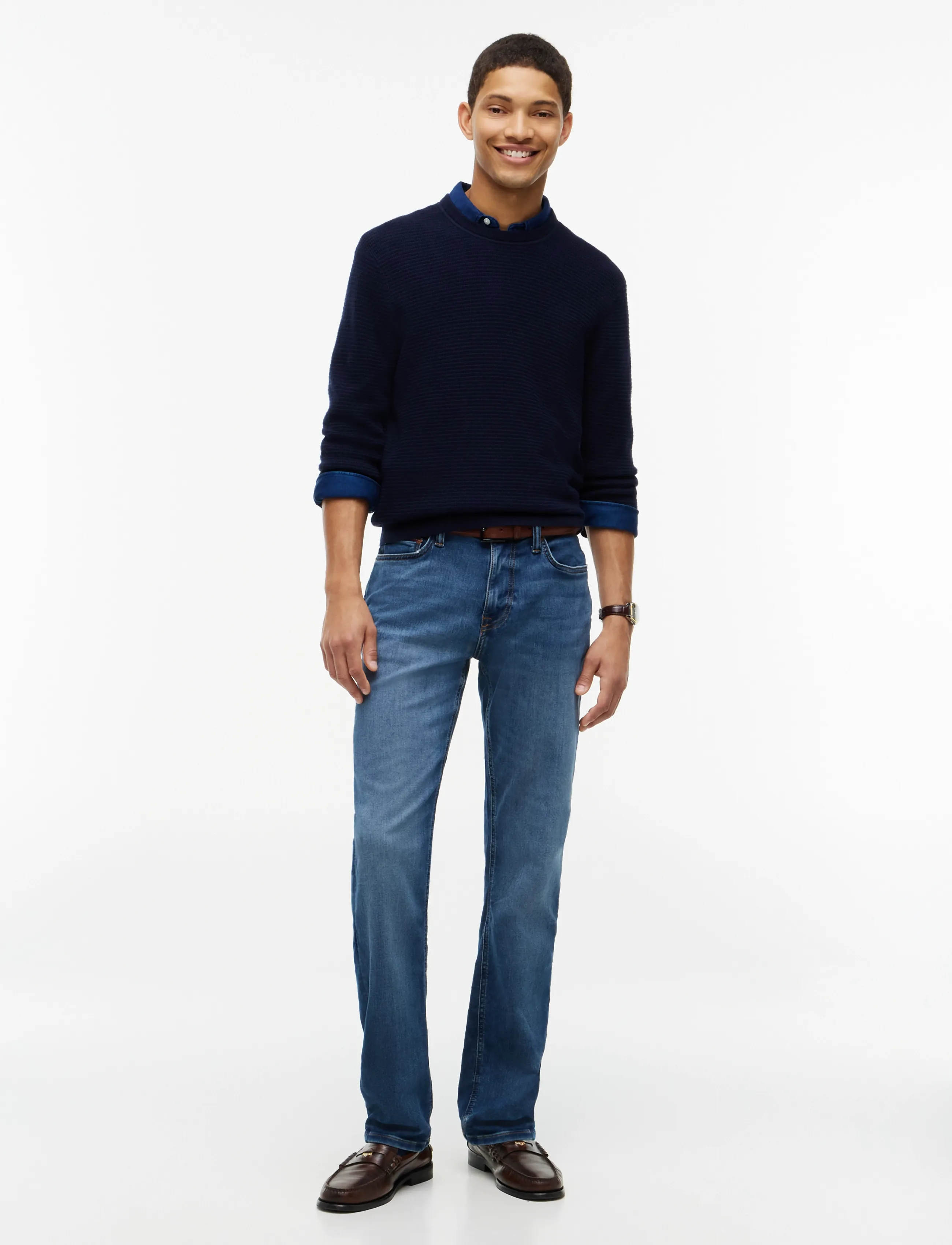 Tommy Hilfiger - PIMA CTN CASH STRUCTURE CREWNECK - rundhals - navy blue - 4