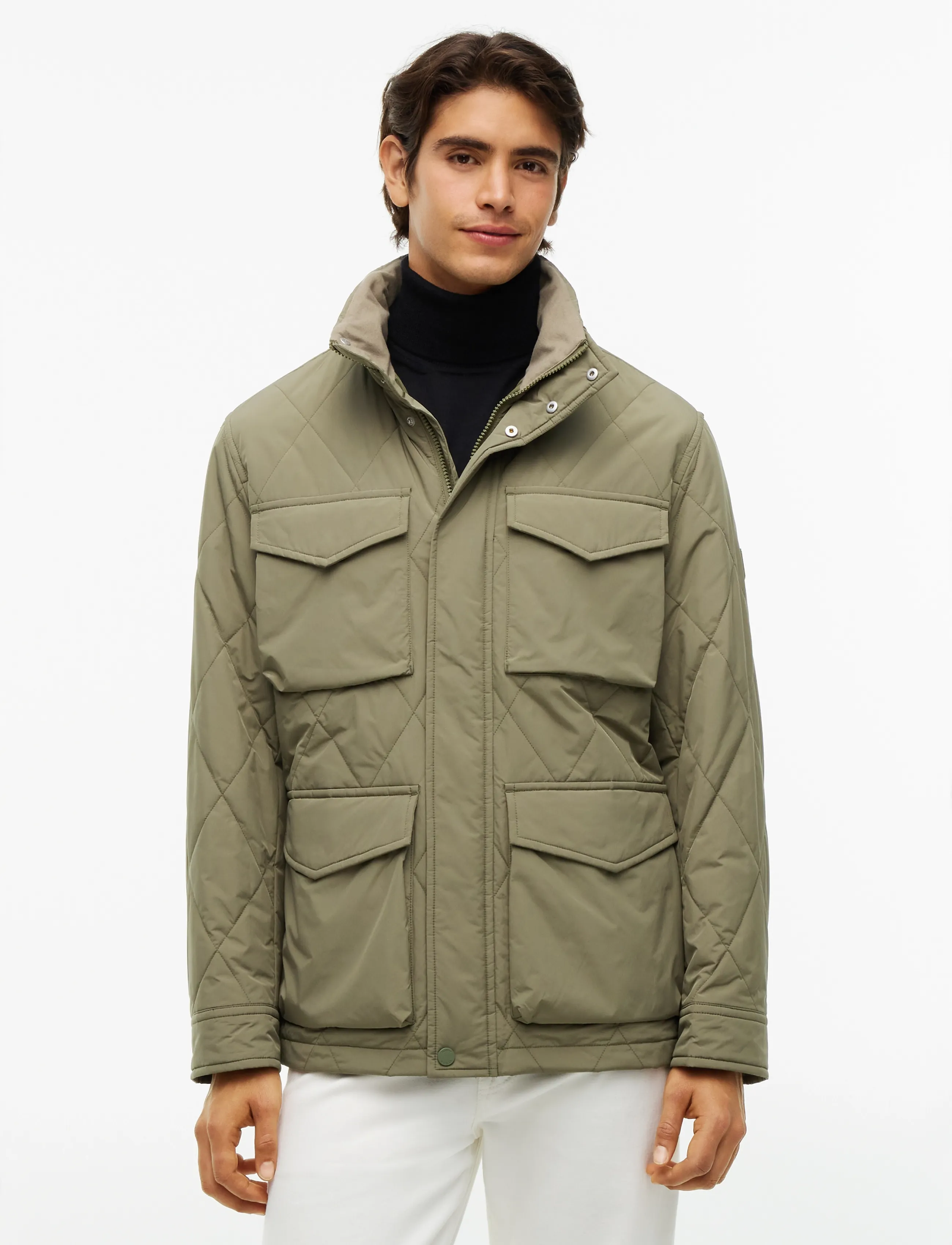 Tommy Hilfiger Packable Quilted Field Jkt, XXL, Khaki green, Jakker > Quiltede Jakker, Herre