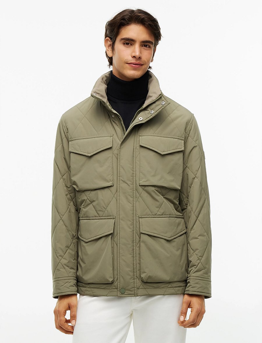 Tommy Hilfiger - PACKABLE QUILTED FIELD JKT - gesteppt - ghost fern - 0