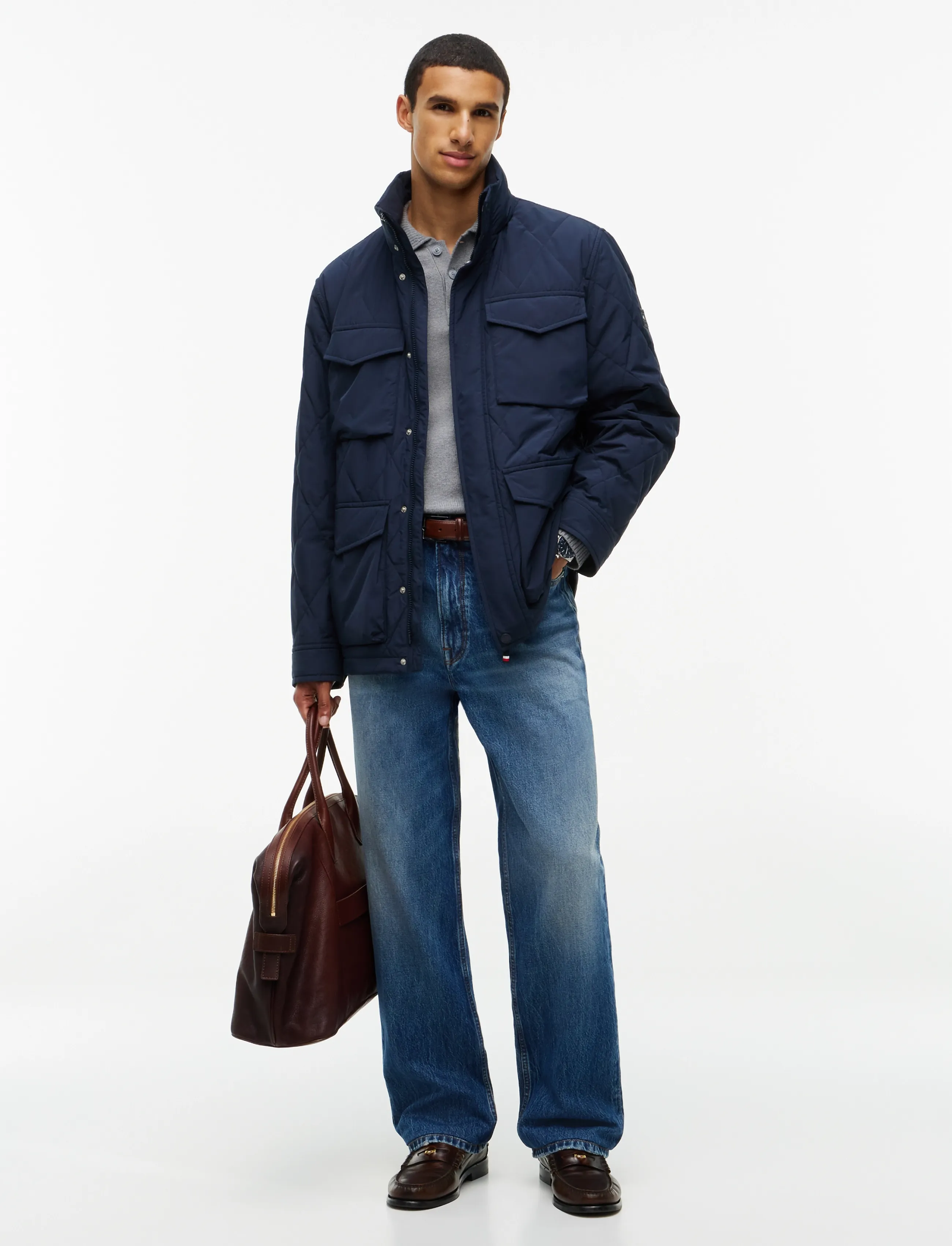 Tommy Hilfiger - PACKABLE QUILTED FIELD JKT - tepitud jakid - navy blue - 4