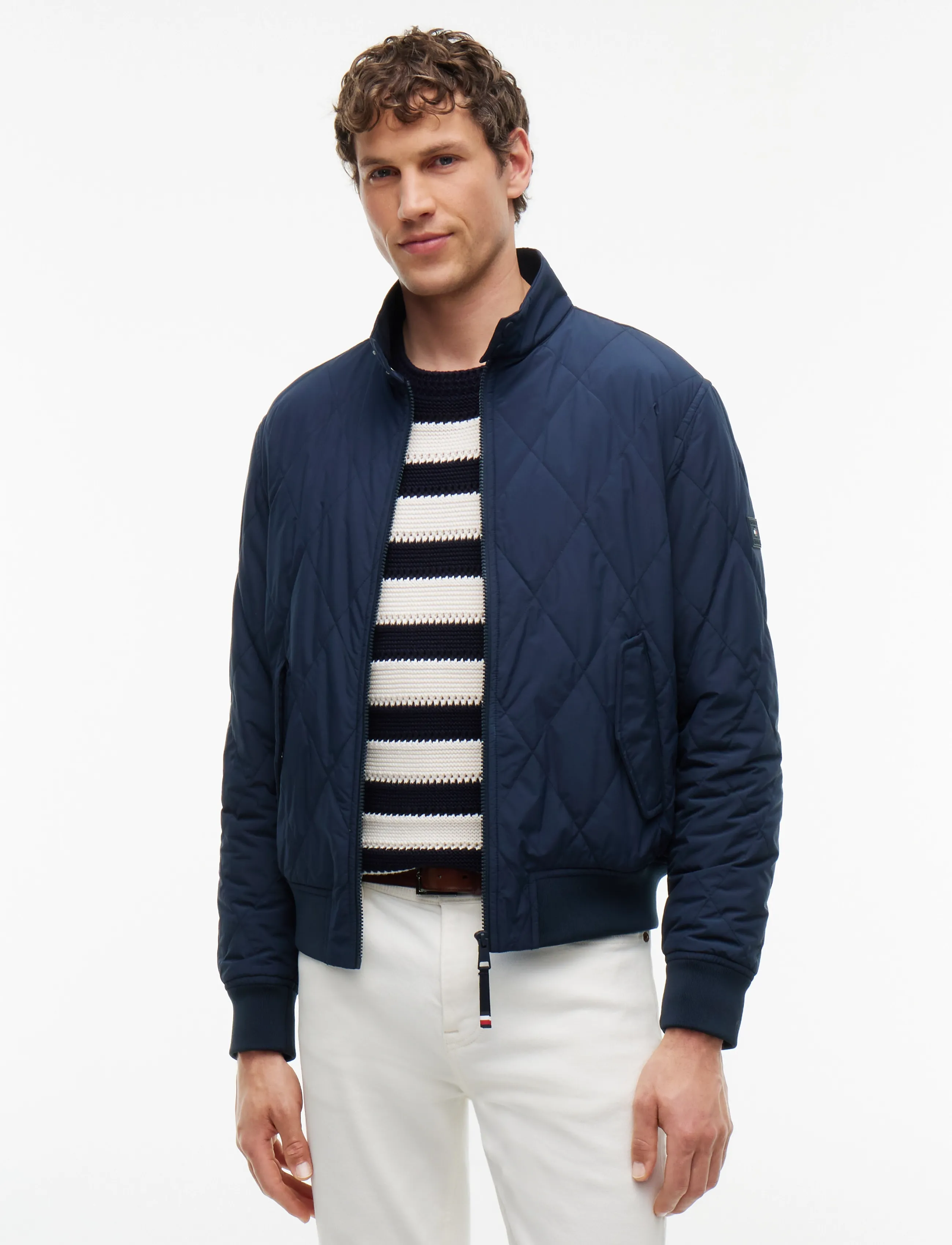 Tommy Hilfiger Packable Quilted Harrington, XXL, Jackets, Marineblau - Männerswear