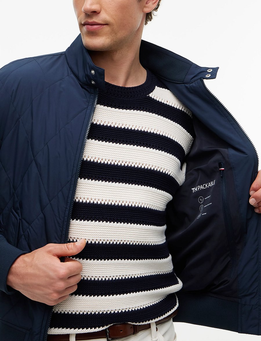 Tommy Hilfiger - PACKABLE QUILTED HARRINGTON - gesteppt - navy blue - 5